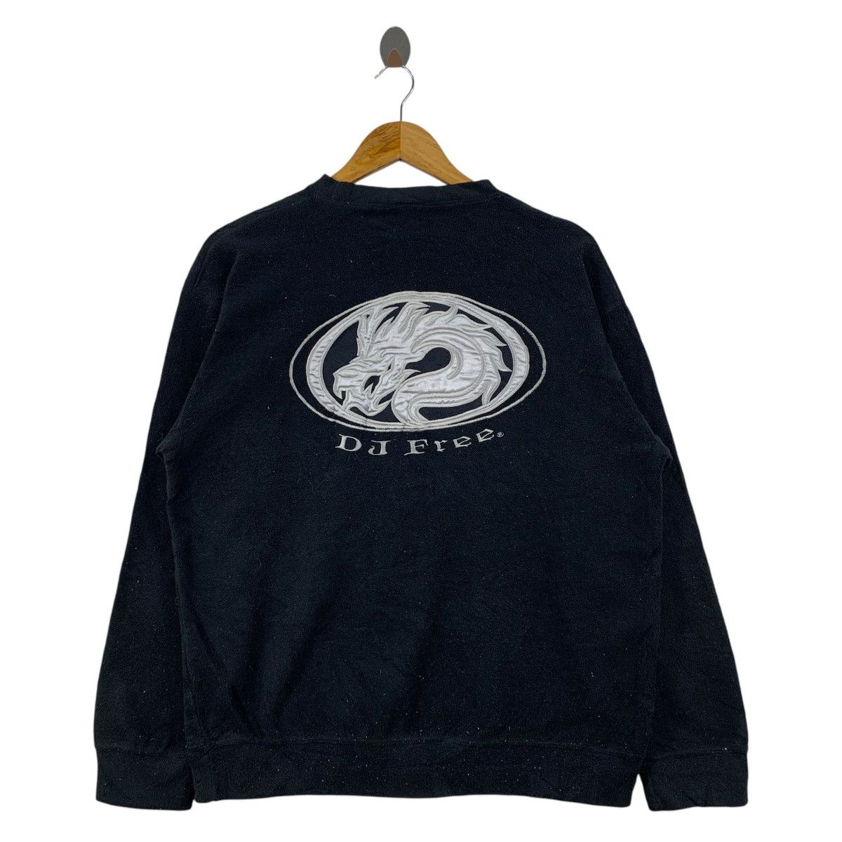 Japanese Brand × Vintage Vintage DJ FREE Japanese Brand Sukajan Dragon Big Sweatshirt Size US L / EU 52-54 / 3 - 2 Thumbnail