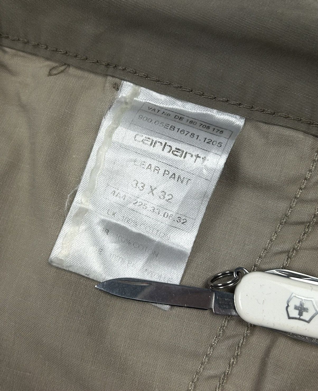 Carhartt × Vintage vintage Carhartt cargo lear pant Size US 33 - 12 Thumbnail