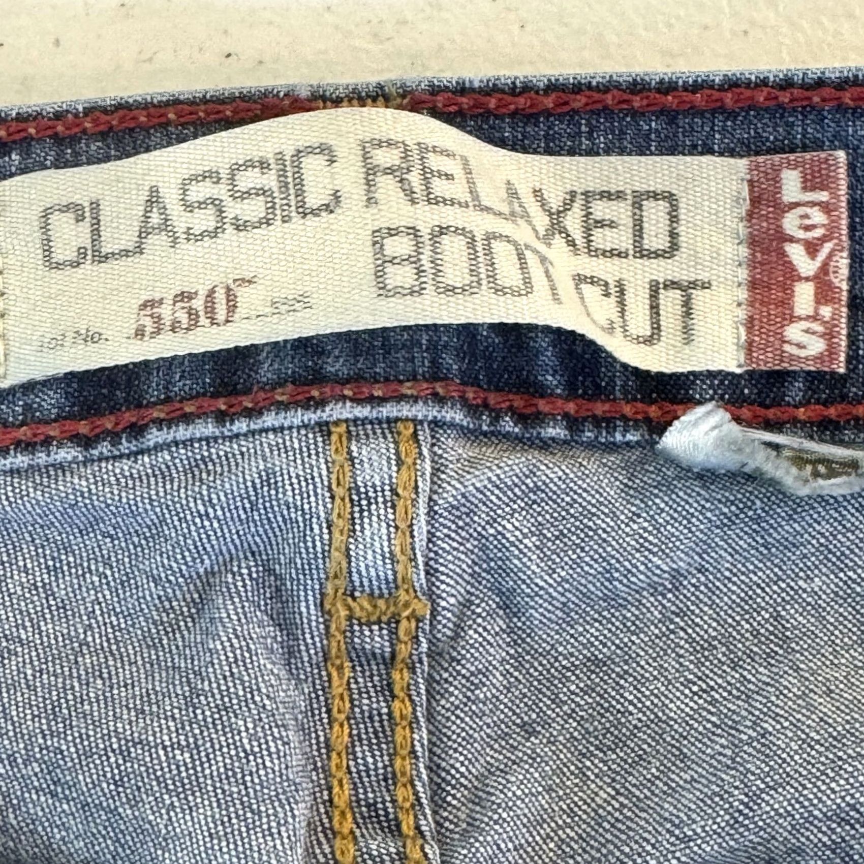 Levi's Levi’s 550 Relaxed Jeans Men 32x31 Blue Denim Mid-Rise Bootcut Classic Workwear Style Size US 32 / EU 48 - 3 Thumbnail