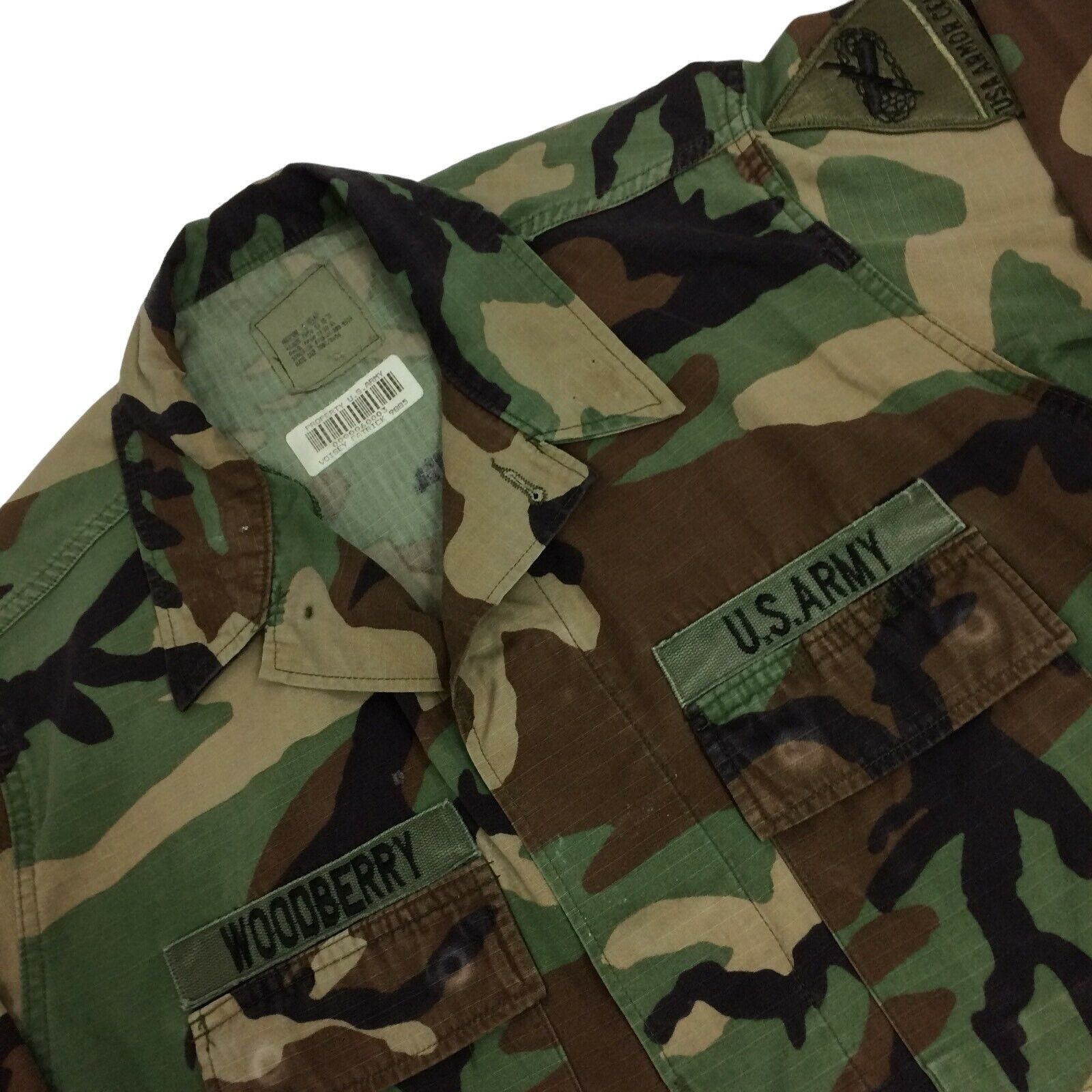 Other Vtg Military Woodland CAMOUFLAGE Hot Weather COMBAT Shirt Size US M / EU 48-50 / 2 - 1 Thumbnail