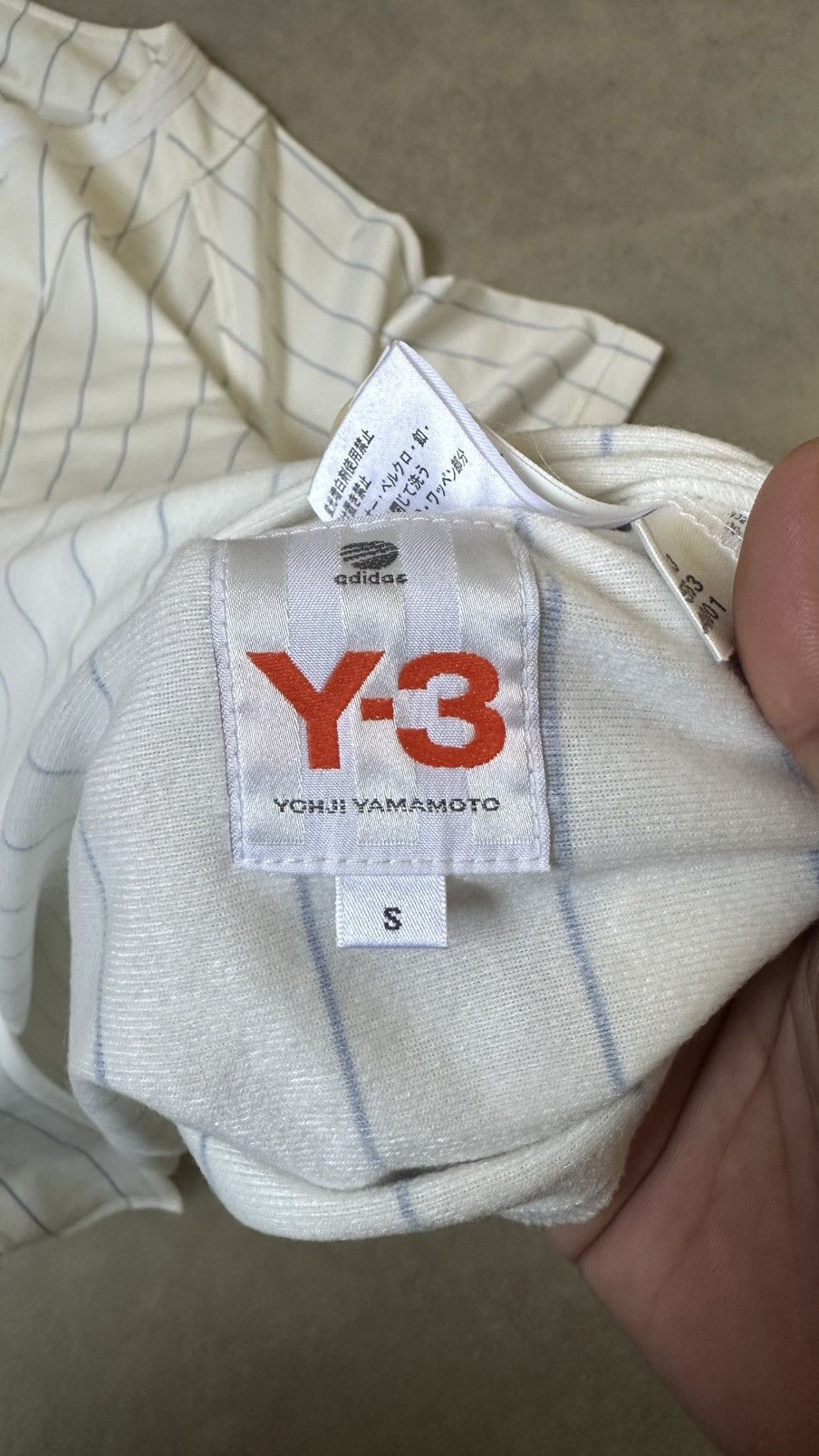 Yohji Yamamoto YOHJI YAMAMOTO X ADIDAS BASEBALL JERSEY Size US XL / EU 56 / 4 - 6 Thumbnail