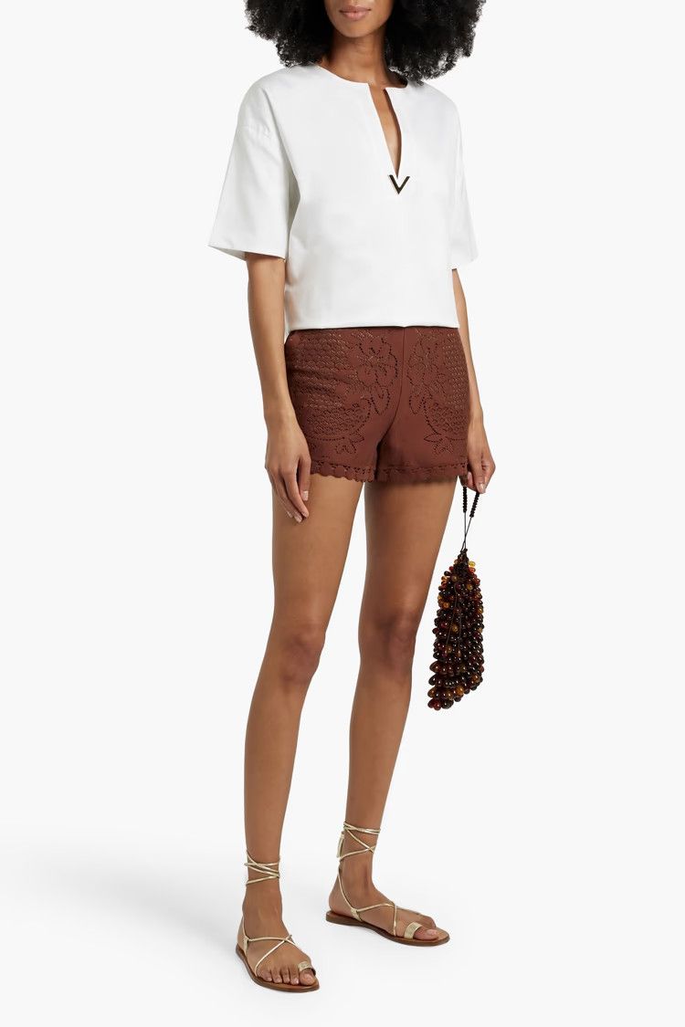 Valentino o1y0326 Short in Brown Size 28" / US 6 / IT 42 - 2 Thumbnail