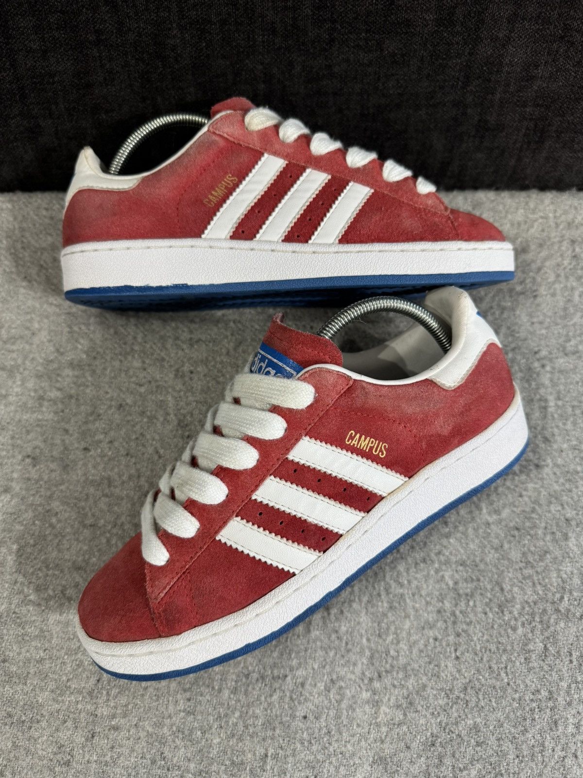 Adidas Campus 2005 Vintage OG 00s red suede rare 36 sneakers