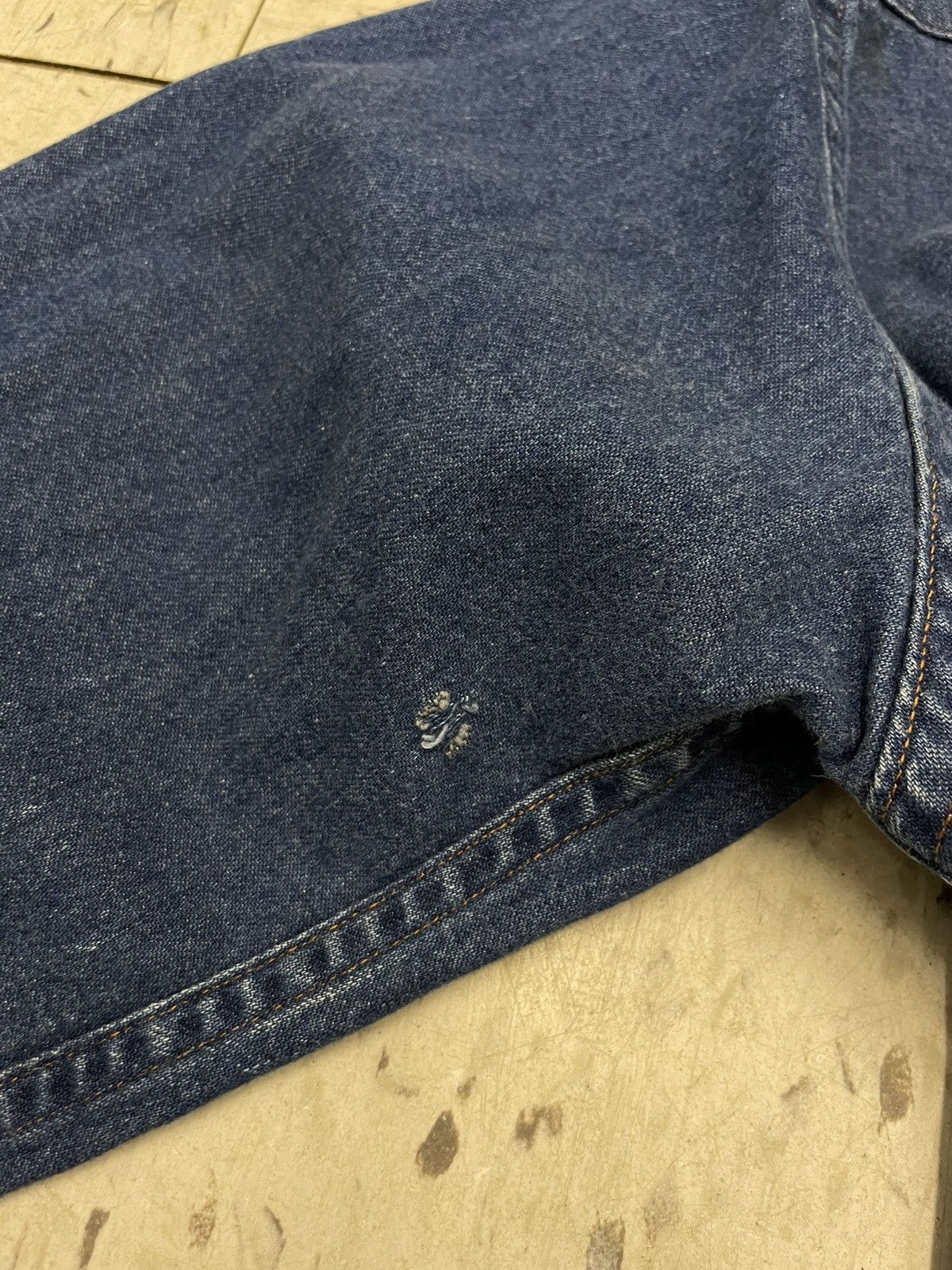 Carhartt × Vintage Pearl Snap Denim Western Shirt Dark Wash Size US XL / EU 56 / 4 - 10 Thumbnail