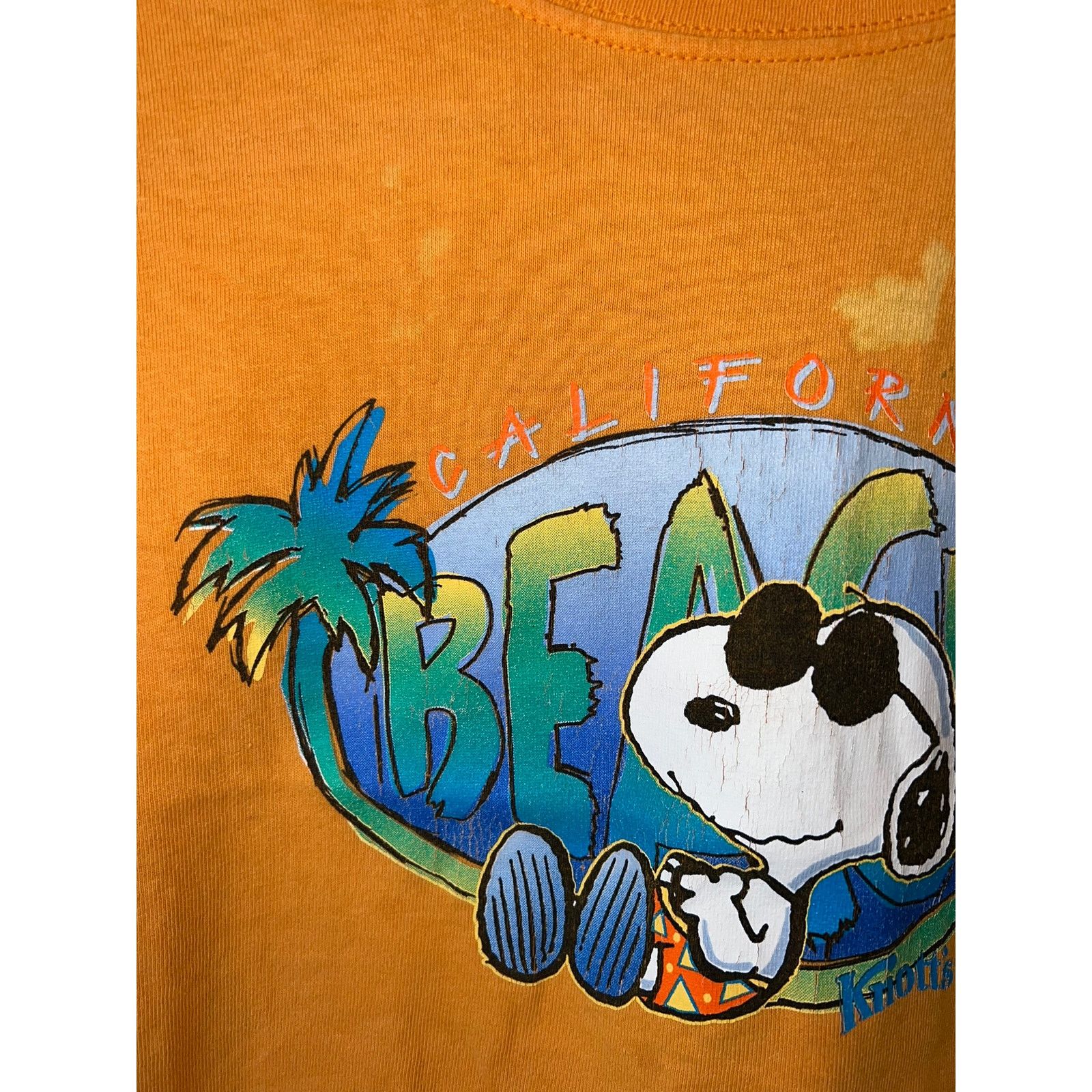 Vintage Vintage Womens Snoopy Crop Top Shirt Tee Beach Cartoon 90s L Size L / US 10 / IT 46 - 3 Thumbnail