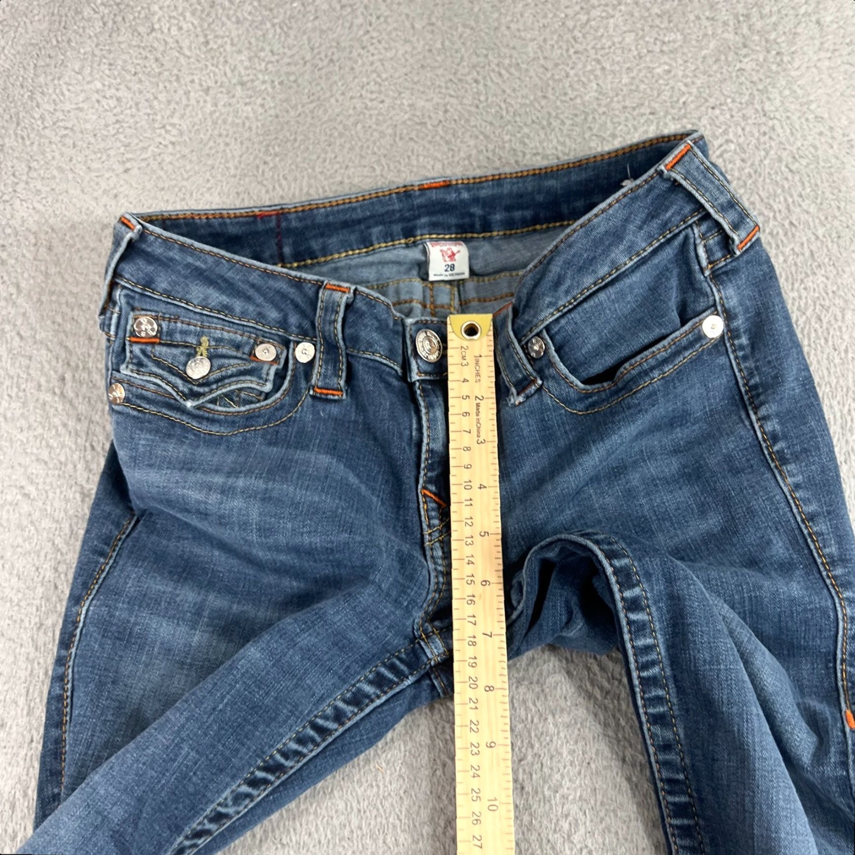 True Religion True Religion Jeans Women's 28 Blue Bootcut Low Rise 5-Pocket Denim Size 28" / US 6 / IT 42 - 4 Thumbnail