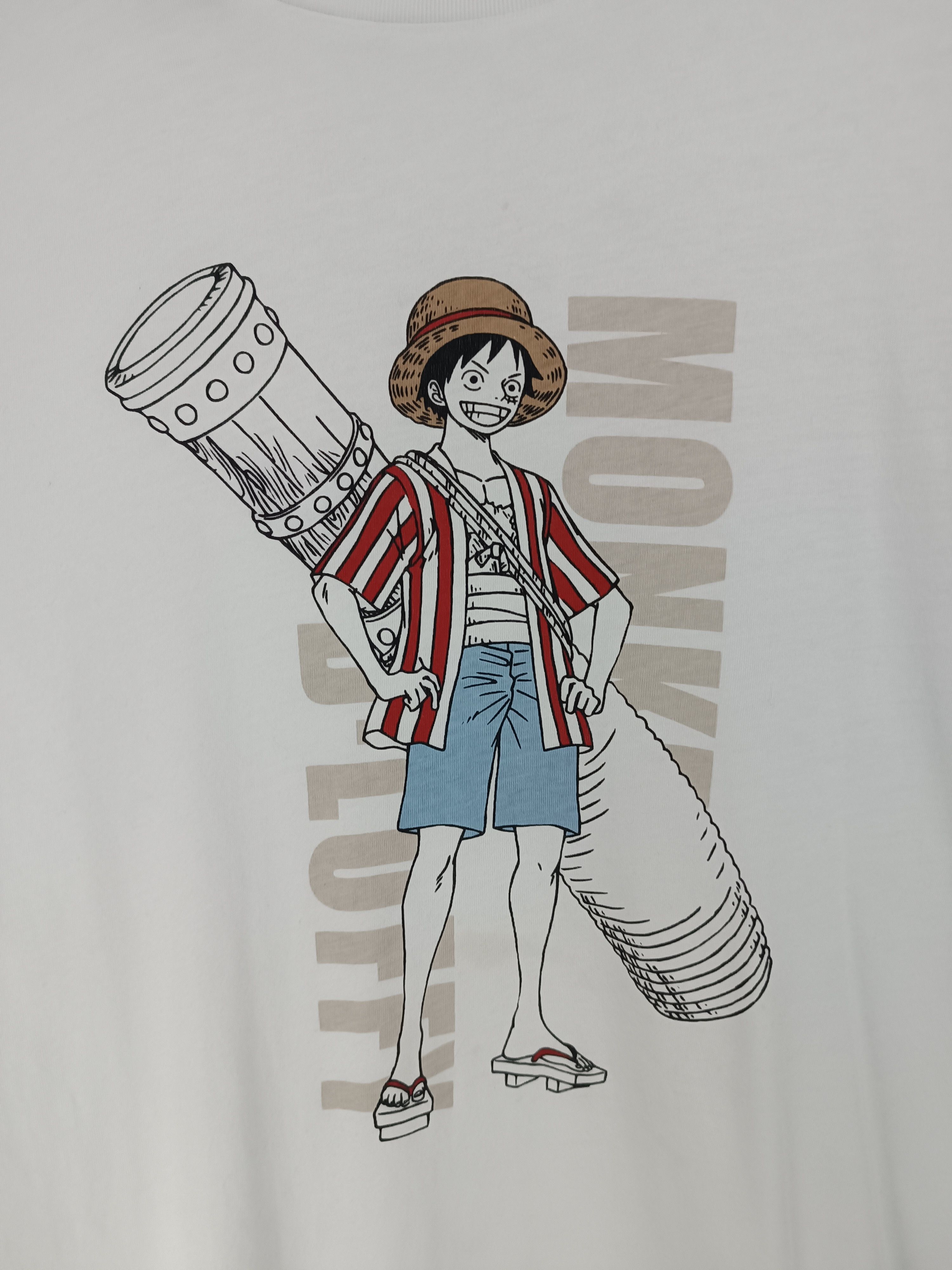 Anime VINTAGE MONKEY D LUFFY ONE PIECE STRAW HAT TS bleach jujutsu Size US L / EU 52-54 / 3 - 10 Thumbnail