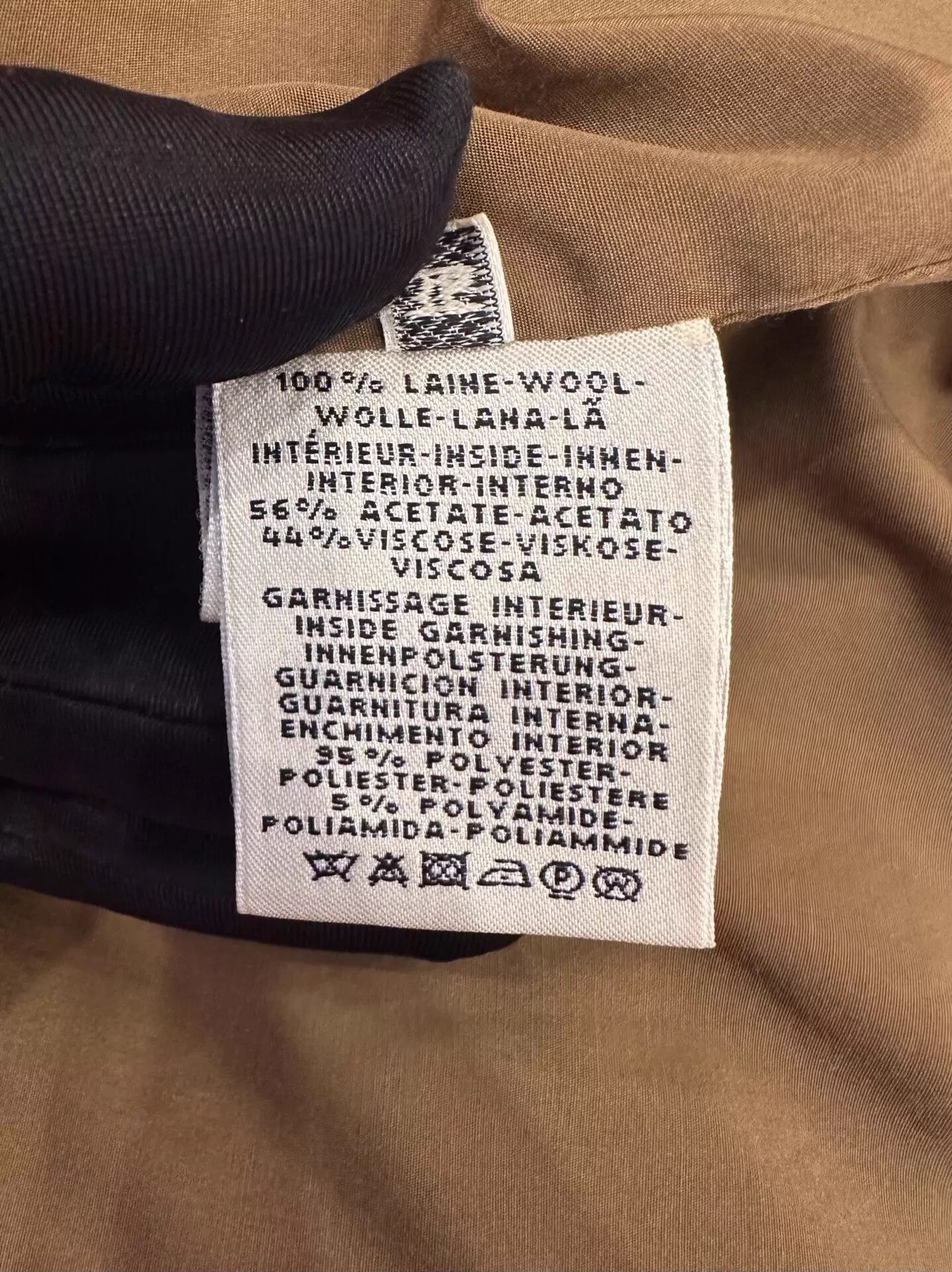Hermes Hermes women's olive green longline jacket with logo button Size XS / US 0-2 / IT 36-38 - 7 Thumbnail