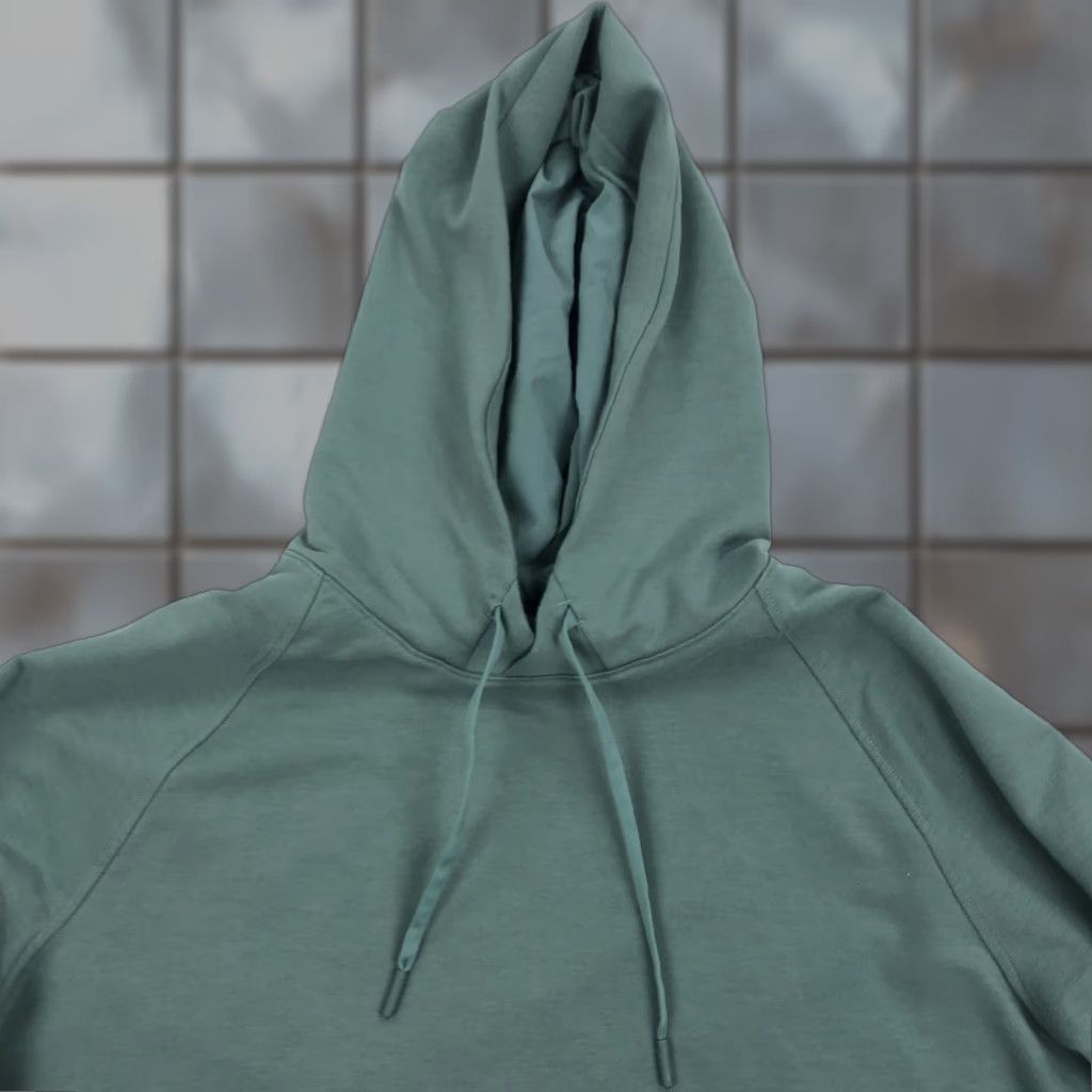 Lululemon Lululemon Hoodie Mens XL Green City Sweat Pullover Athletic Sweatshirt Raglan Sleeves Logo Ribbed Cuffs Pockets Size US XL / EU 56 / 4 - 1 Thumbnail