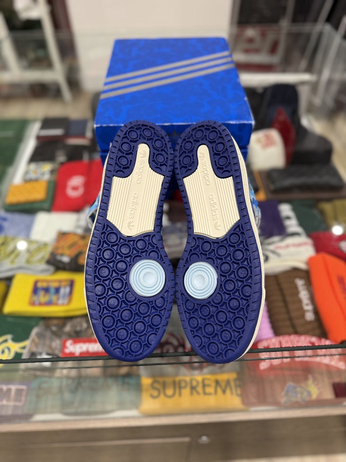 Bape Adidas Forum 84 Low Bape 30th Anniversary Blue Camo Size US 9 / EU 42 - 6 Thumbnail
