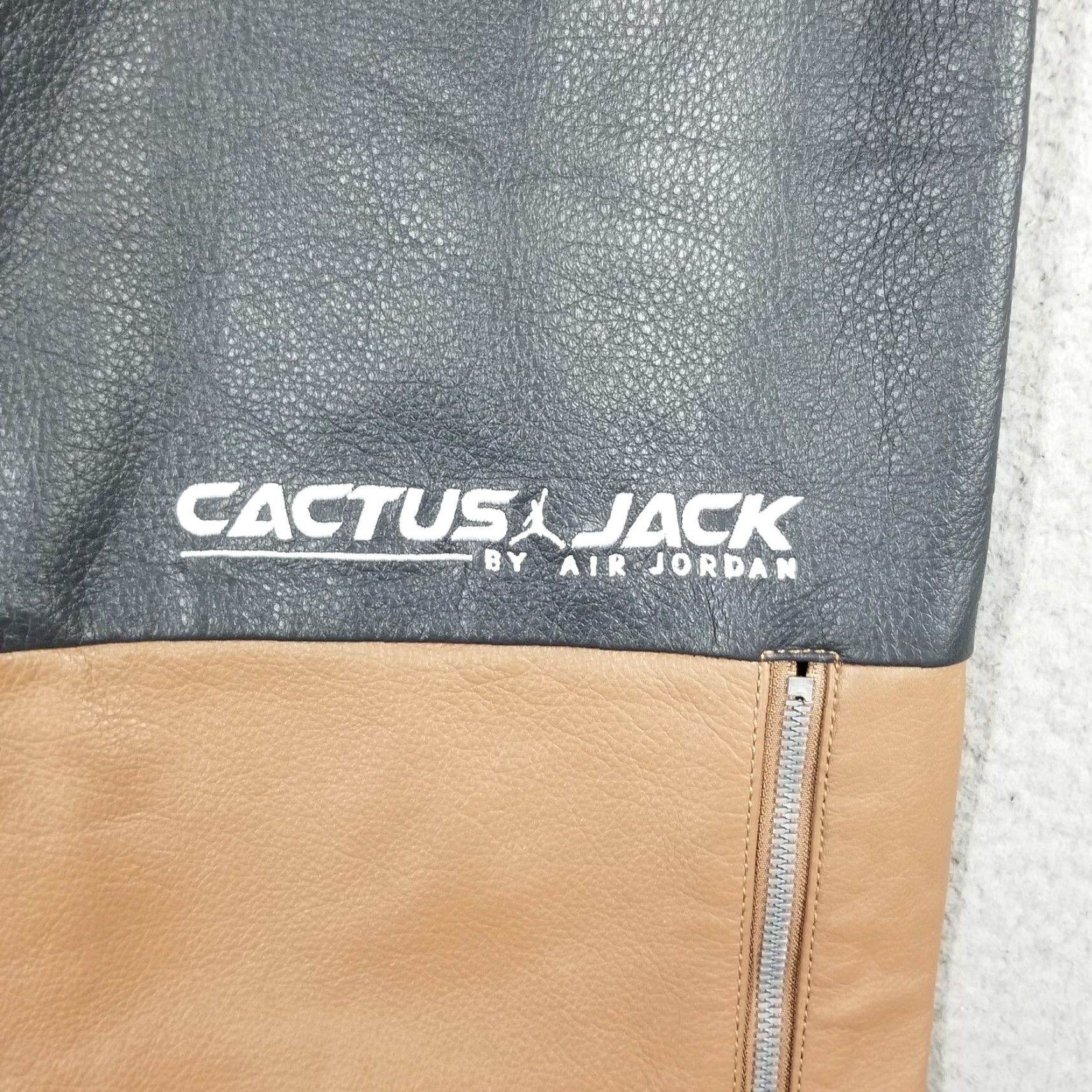 Travis Scott VINTAGE Air Jordan Cactus Jack Leather Pants Big & Tall Men 28X31 Brown Grunge Motorcycle 90s Size 28" / US 6 / IT 42 - 3 Thumbnail