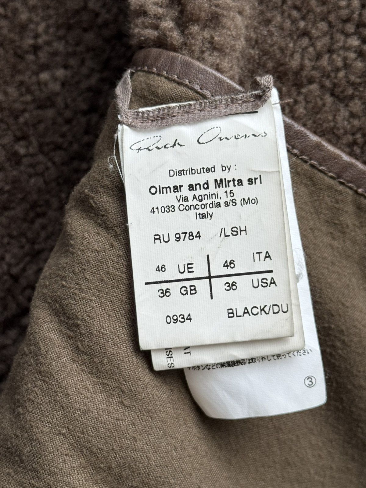 Rick Owens Rick Owens Calf and Lamb Sherling Jacket Size US S / EU 44-46 / 1 - 6 Thumbnail