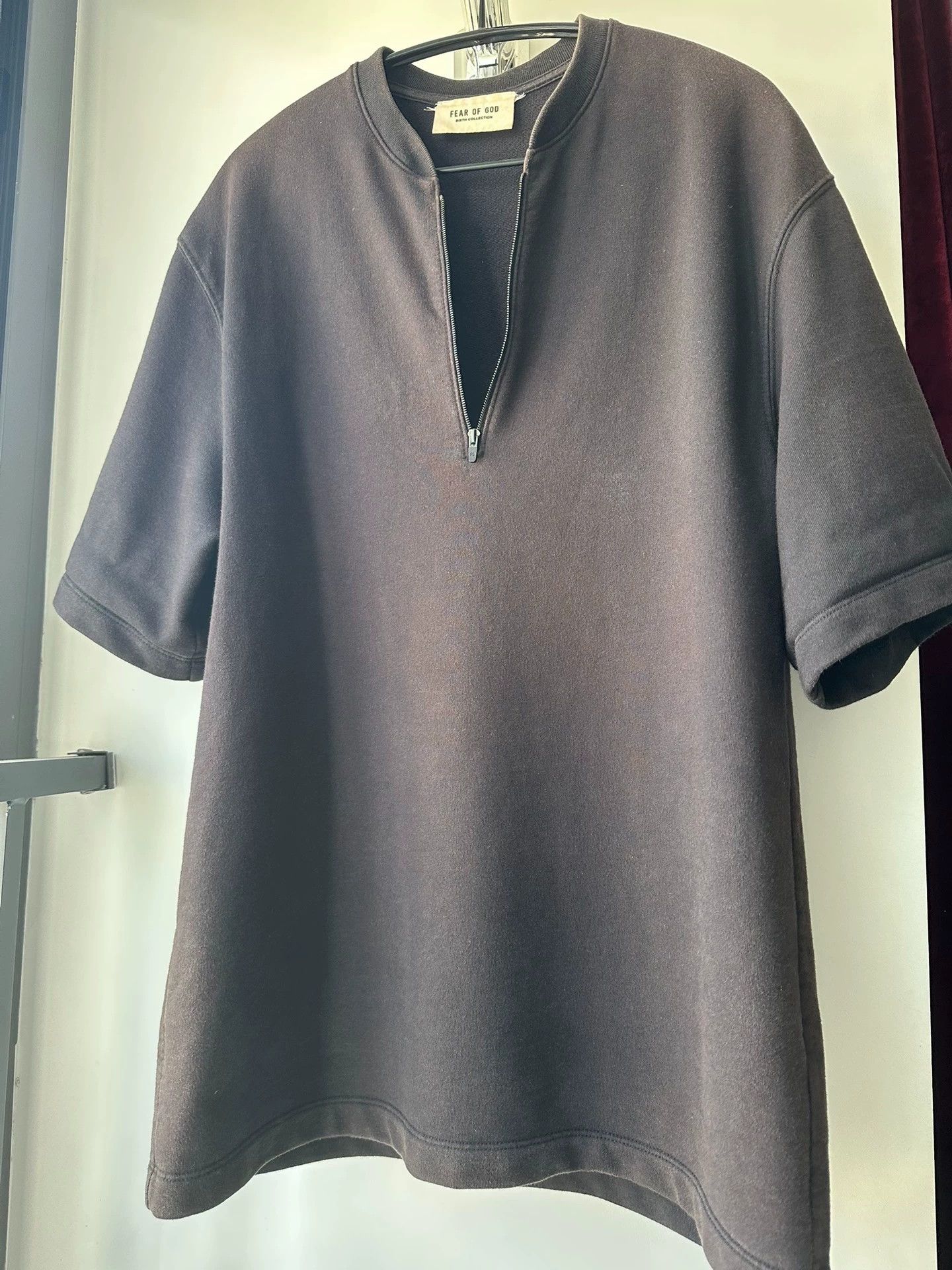Fear of God Fear of God Season 6, half-zip short-sleeved tee Size US XS / EU 42 / 0 - 1 Thumbnail