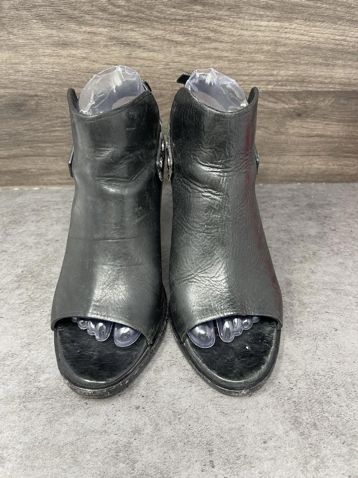 Rag & Bone Rag And Bone Wyatt Shoes Womens Size 9 (40) Black Leather Size US 9 / IT 39 - 3 Thumbnail