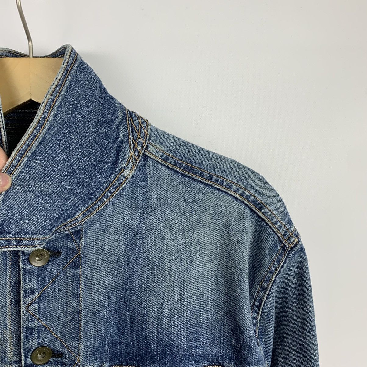 Designer × Rag & Bone Rag & Bone Standard Issue Classic Fit Denim Jacket Made USA Size US S / EU 44-46 / 1 - 8 Thumbnail