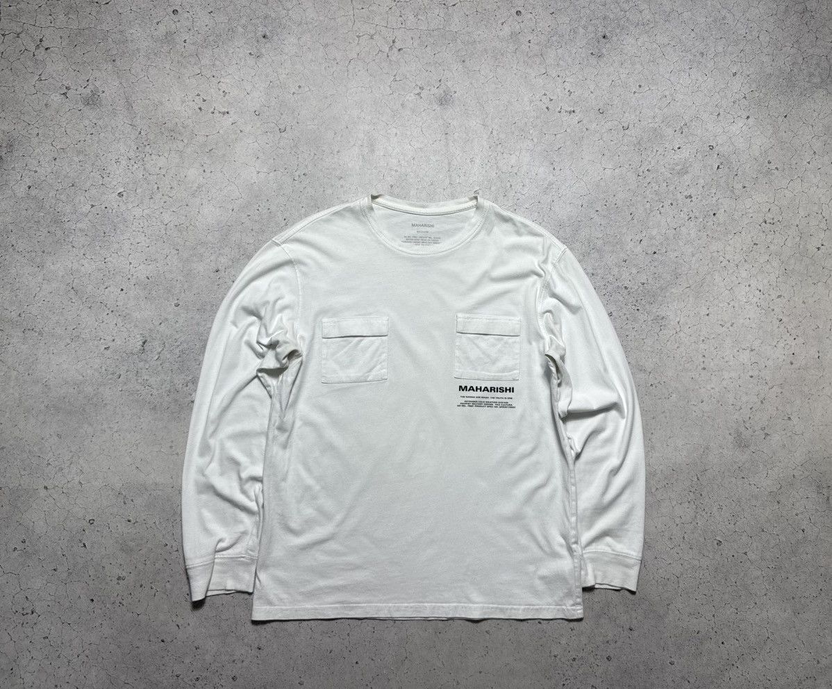 Maharishi Maharishi Long Sleeve White Japanese Size US M / EU 48-50 / 2 - 1 Thumbnail