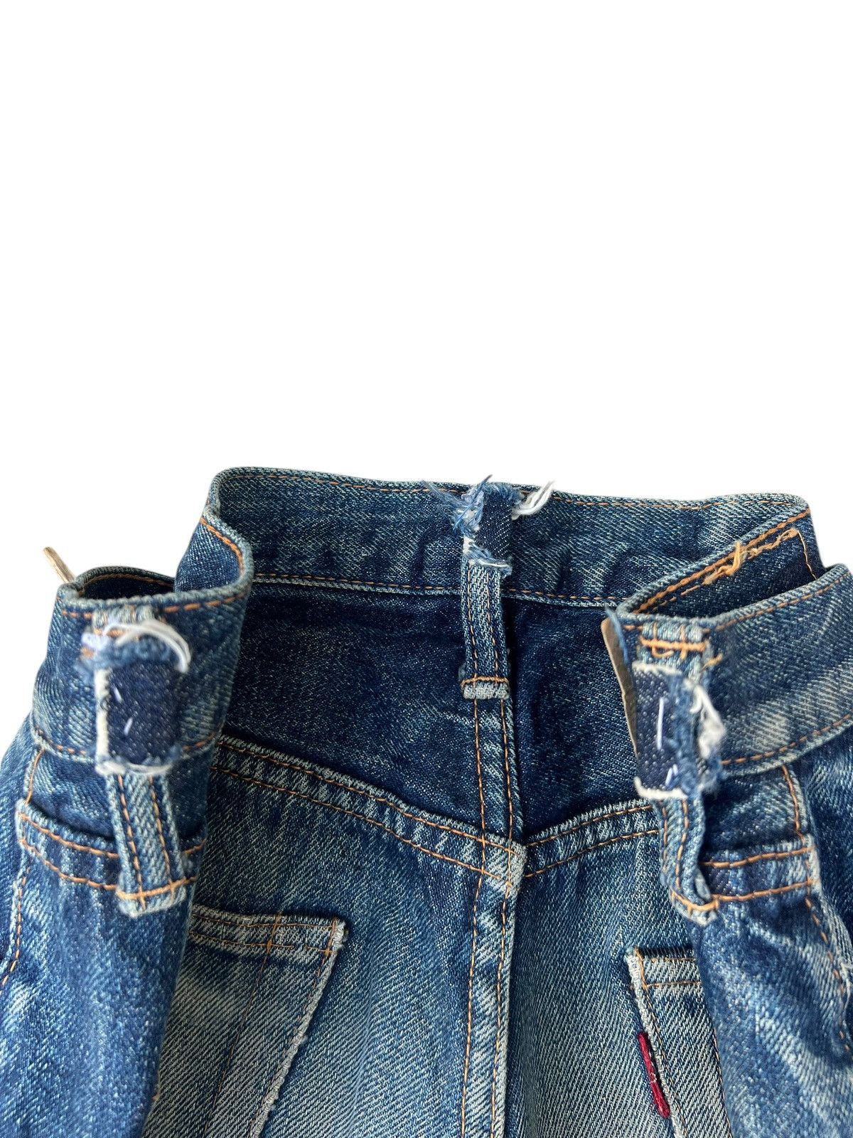 Denime Vintage DENIME Japan Dirty Mud Denim Selvedge Jeans Size US 31 - 22 Thumbnail
