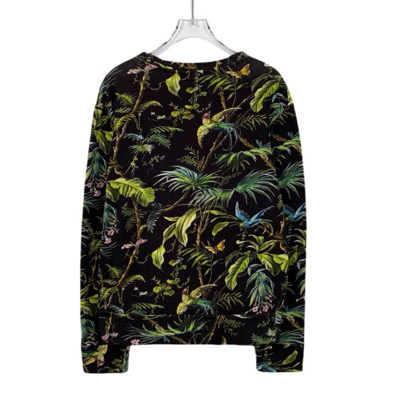 Gucci Gucci Color-blocked jungle flower print round-neck long-sle Size US S / EU 44-46 / 1 - 2 Thumbnail