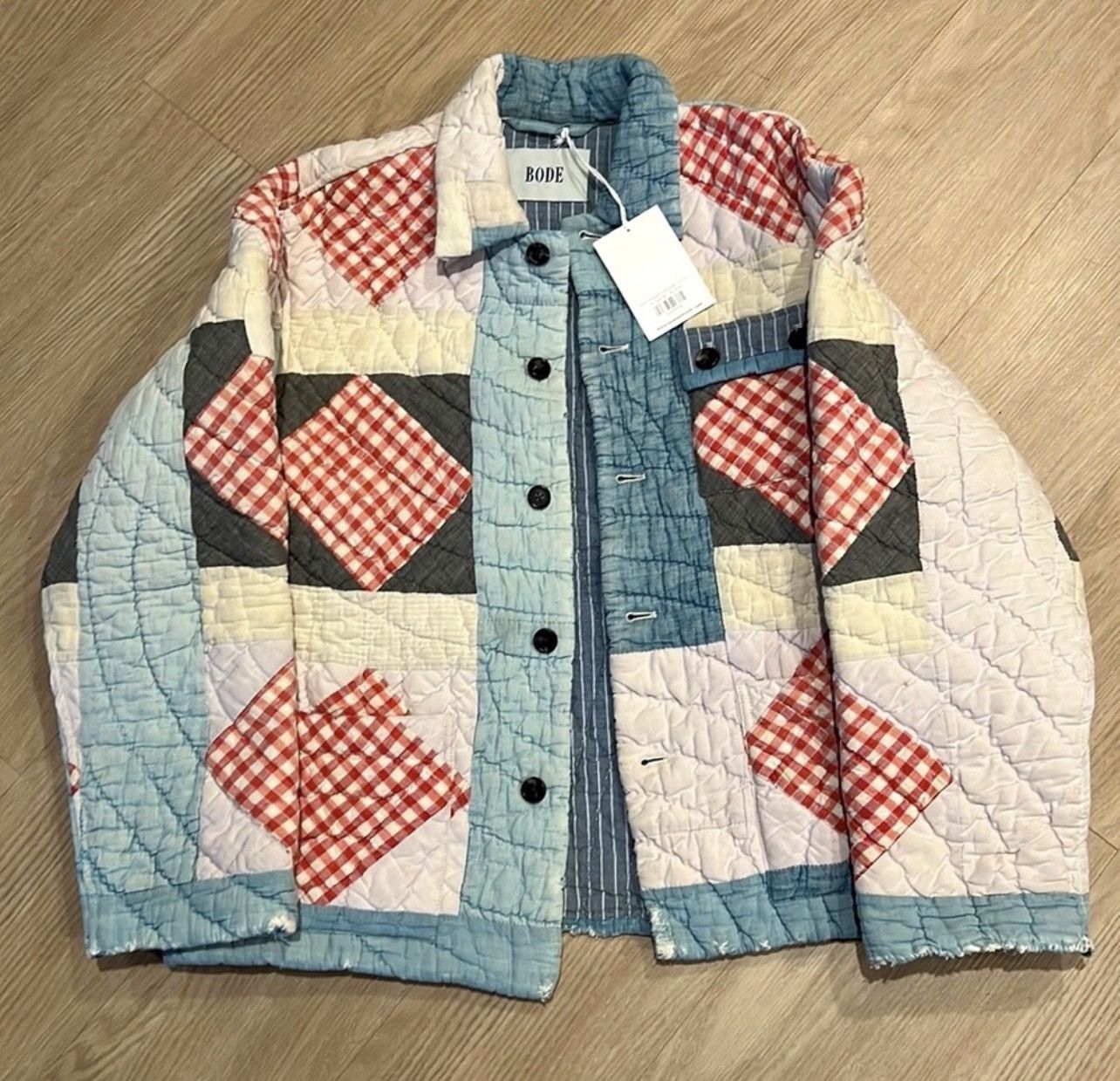 Bode Very rare BODE Quilt Coat 1/1 Size US L / EU 52-54 / 3 - 1 Thumbnail
