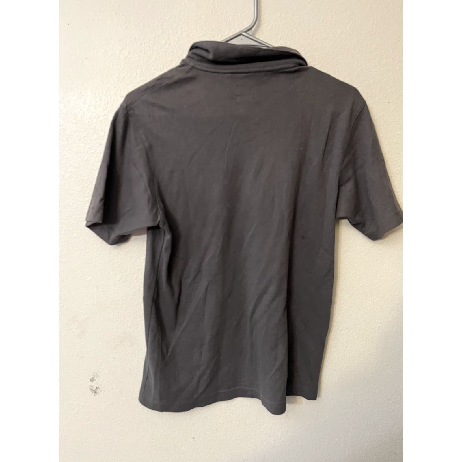 Gap VINTAGE Gap Polo Shirt Men's Small Gray Solid Short Sleeve Shirt Polo Size US S / EU 44-46 / 1 - 2 Thumbnail