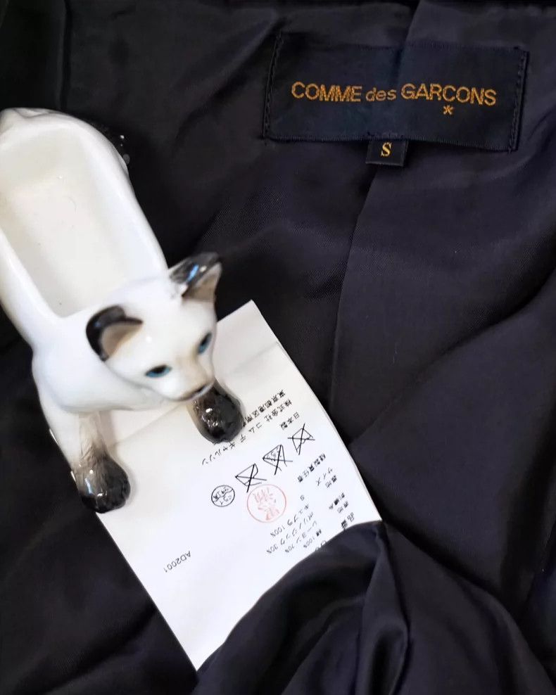 Comme des Garcons Comme des Garcons Embroidered velvet coat Size S / US 4 / IT 40 - 8 Thumbnail