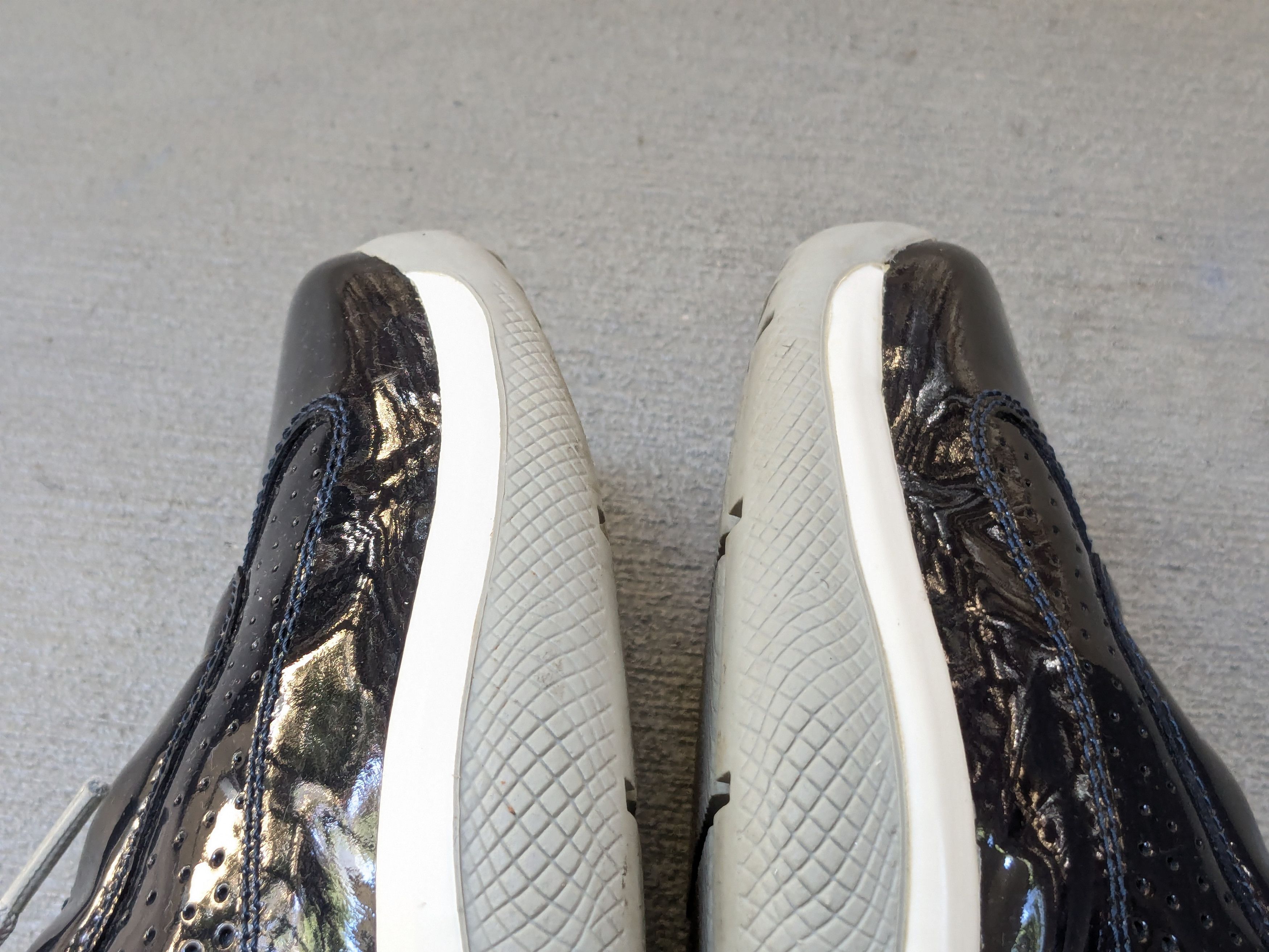 Prada Prada America's Cup Sneakers Navy Blue Patent Leather 12.5 Size US 12.5 / EU 45-46 - 7 Thumbnail