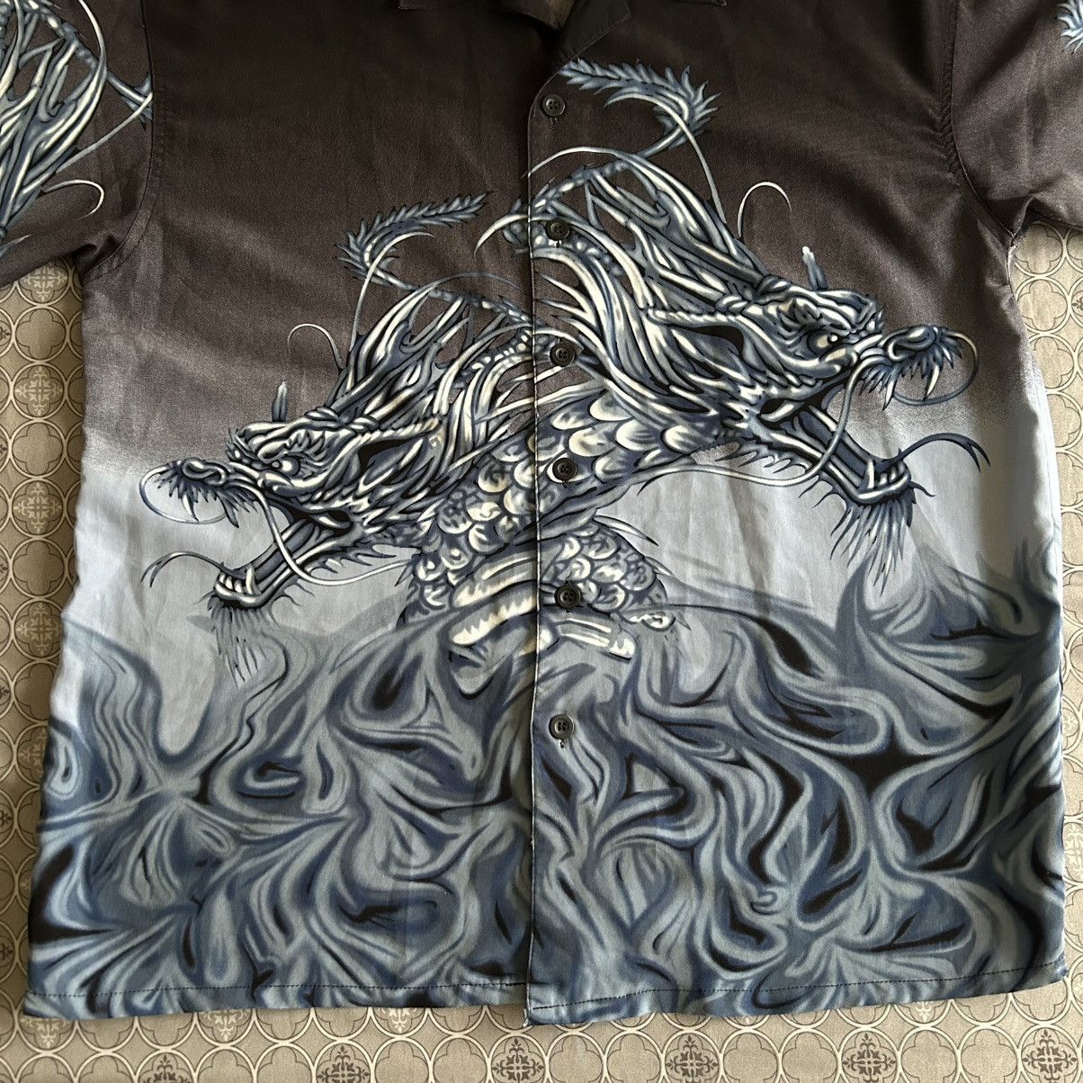 Other Japan Style Garment Shirt Button Down Japanese Dragon Size US XL / EU 56 / 4 - 6 Thumbnail