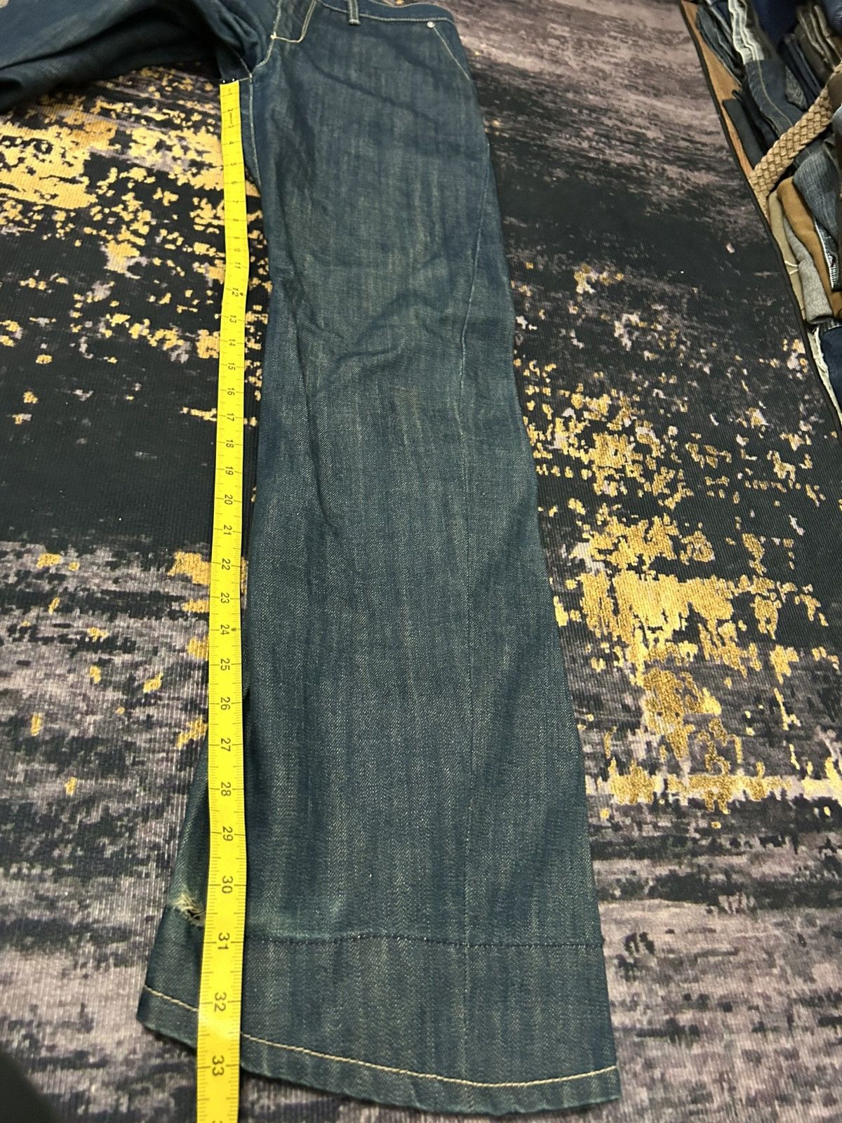 Engineered Garments × Levi's Levis Engineered Distressed Jeans Size US 31 - 21 Thumbnail