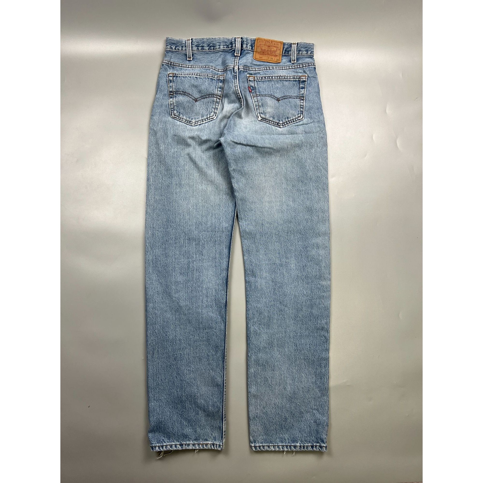 Levi's Levi’s 501 Made in USA Distressed Denim Jeans Pants (Y0909) Size US 34 / EU 50 - 9 Thumbnail