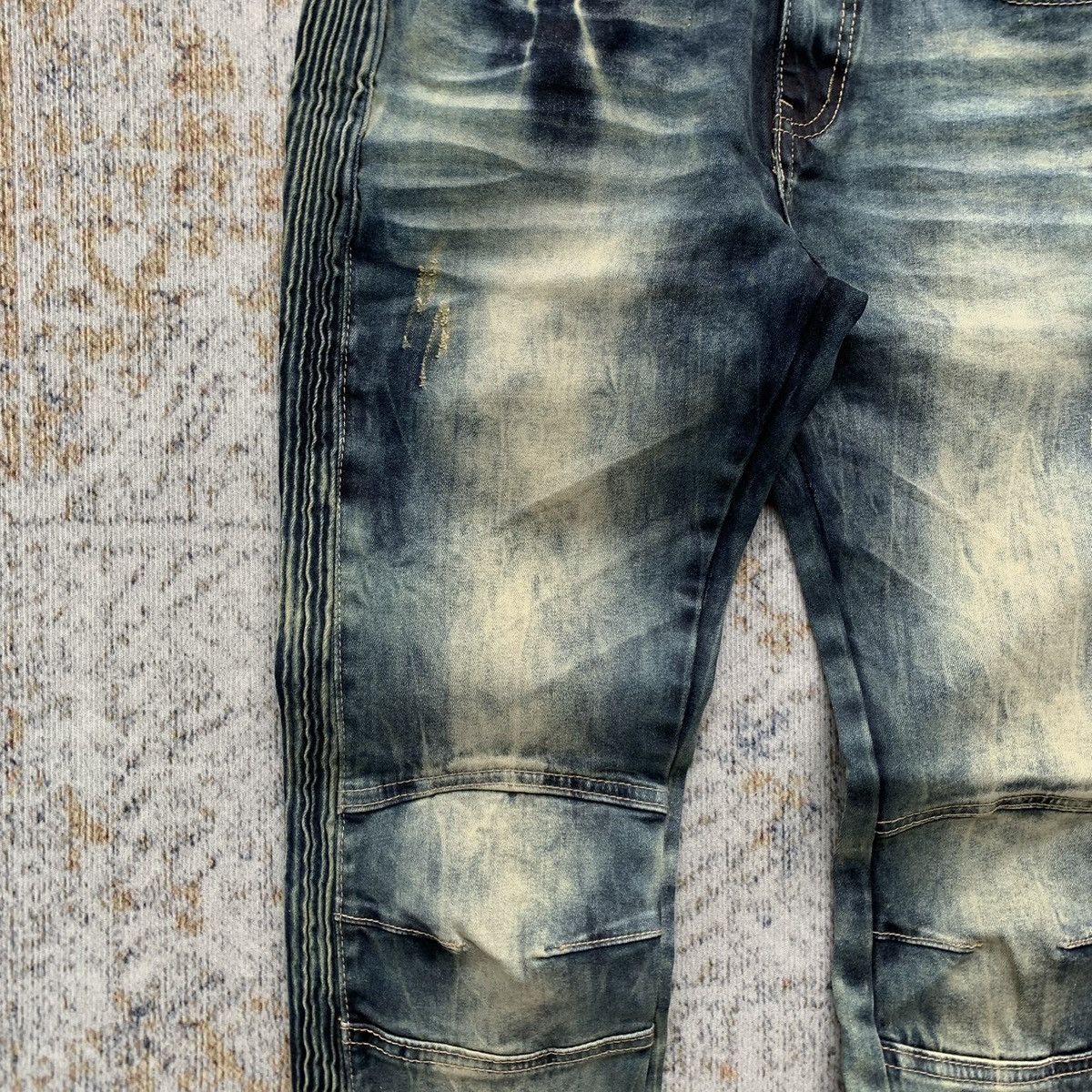 In The Attic 2000s - In The Attic Japanese Distressed Biker Pants Jeans Size US 30 / EU 46 - 3 Thumbnail