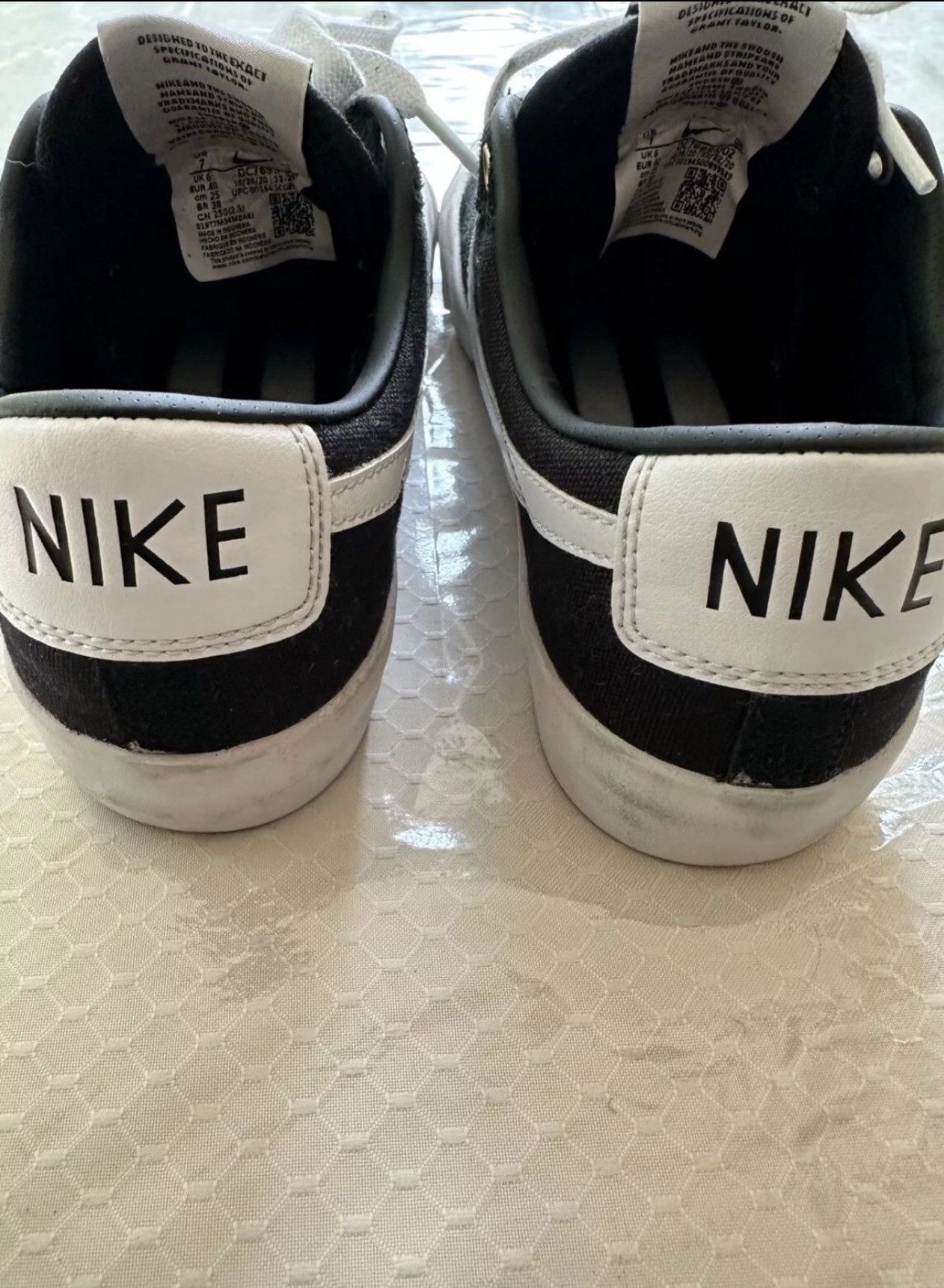 Nike Nike Zoom Blazer Pro GT SB Low Black White Men Size US 7 / EU 40 - 5 Thumbnail