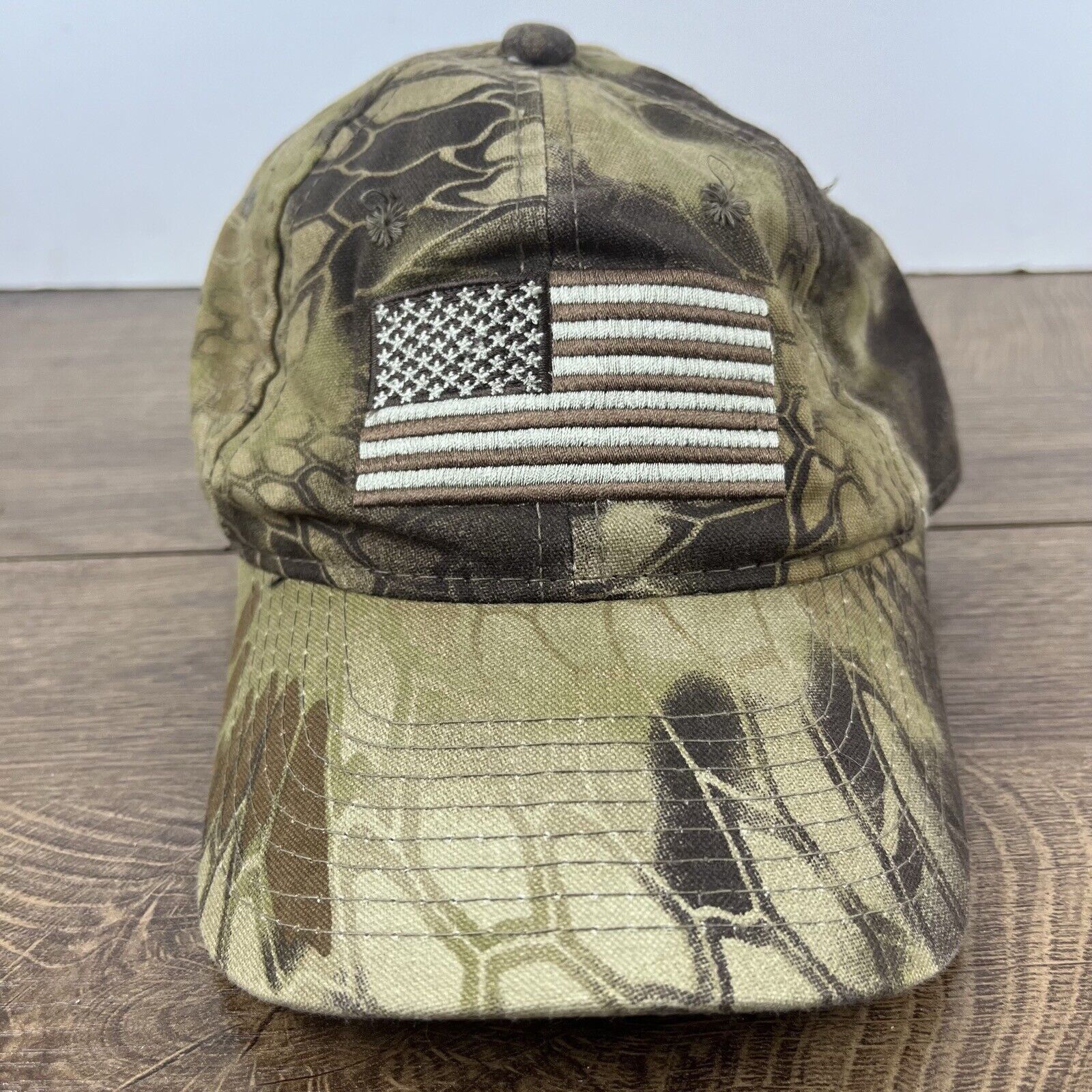 Other USA Flag Hat Camo USA Adjustable Hat Camo Adjustable Hat Gre Size ONE SIZE - 3 Thumbnail
