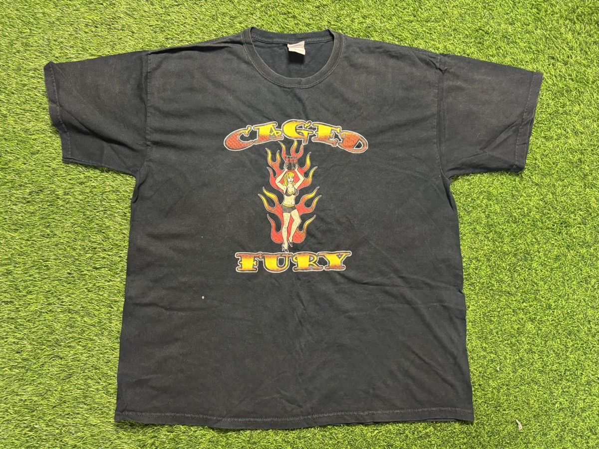 Gildan × If Six Was Nine × Other assorted tshirt - cage furynaked design Size US XL / EU 56 / 4 - 1 Thumbnail