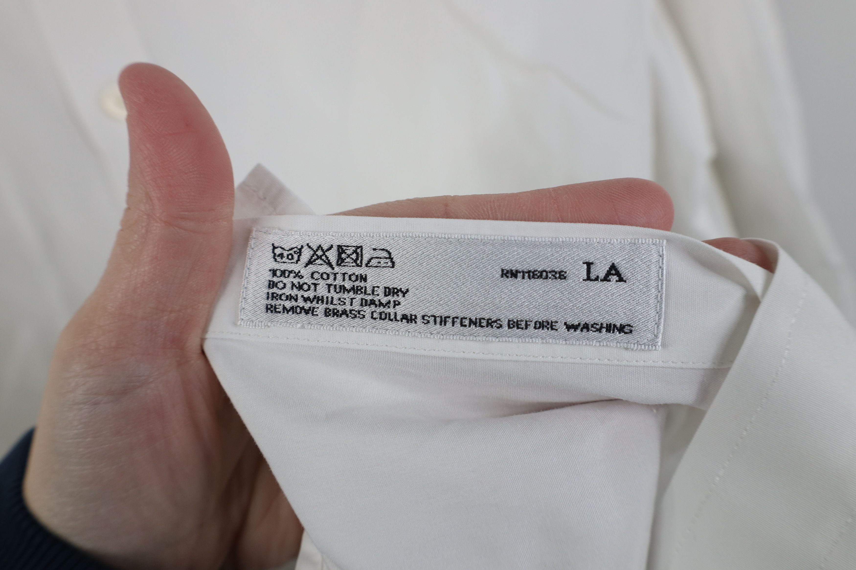 Vintage Charles Tyrwhitt Fit French Cuff Collared Dress Shirt White Size US M / EU 48-50 / 2 - 8 Thumbnail