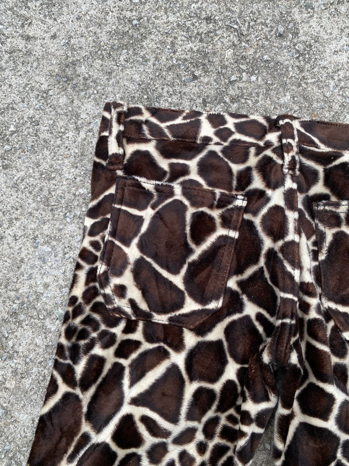 Japanese Brand × Vintage Dee Dee Japan Super Flare Fur Velvet Pant Size US 29 - 12 Thumbnail