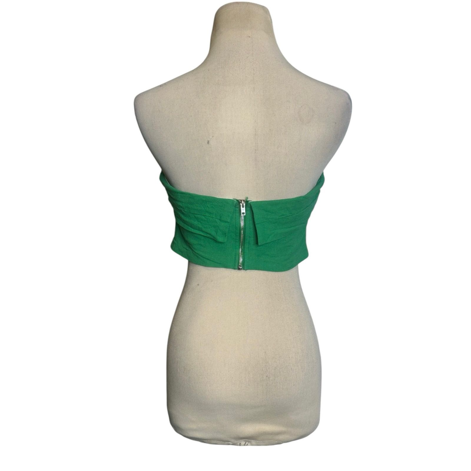 PRINCESS POLLY Princes Polly vibrant green bandeau strapless top size 4 Size S / US 4 / IT 40 - 9 Thumbnail