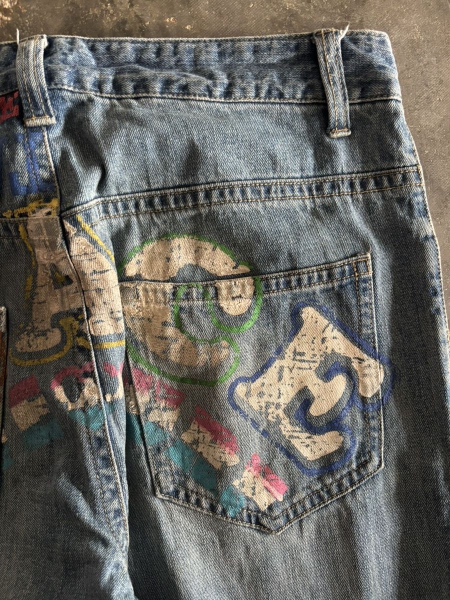 Hysteric Glamour CLONE DEVGRU Y2K I ❤️STAR PUNK JAPANESE ART PAINT Size US 34 / EU 50 - 19 Thumbnail