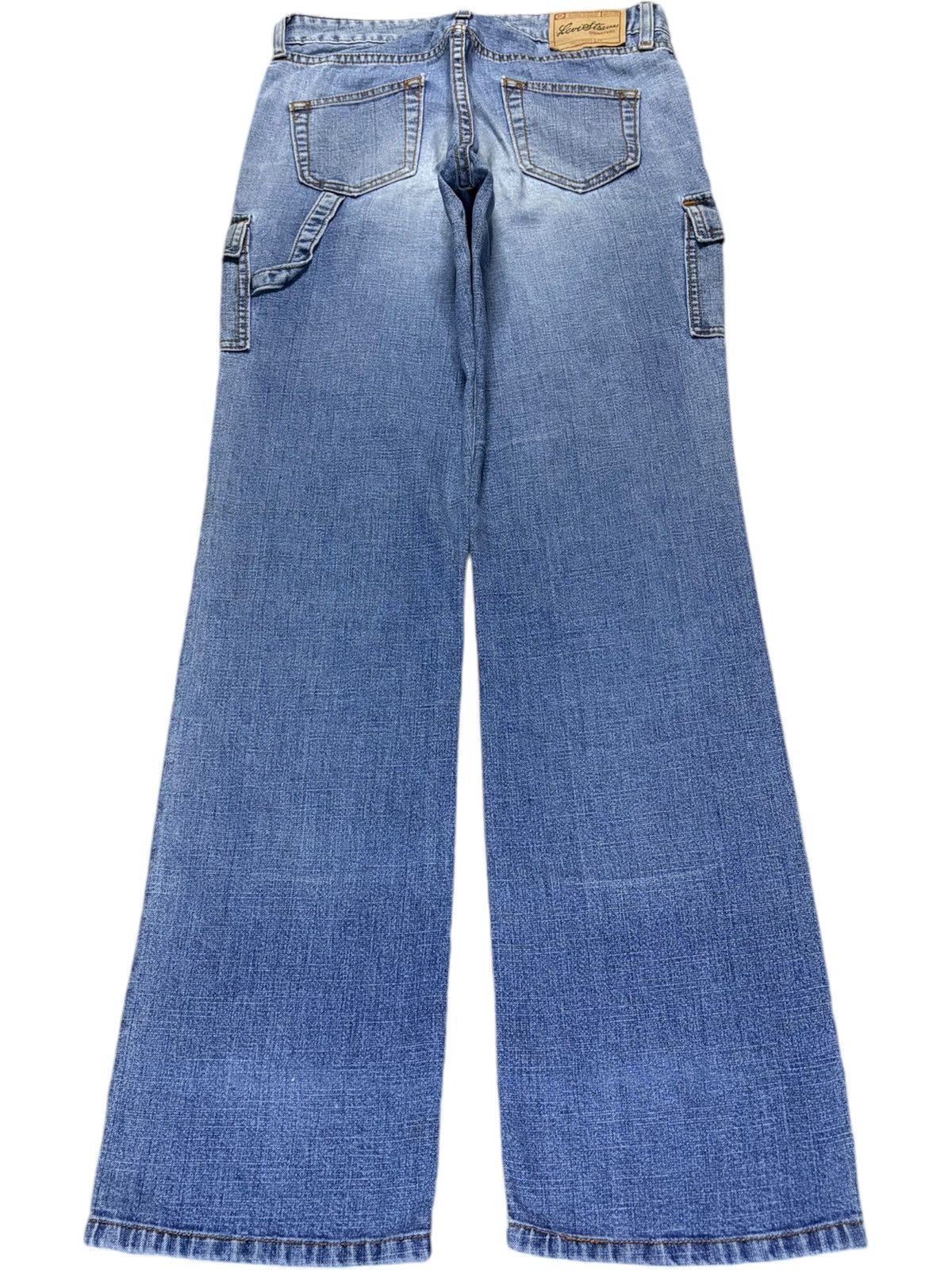 Levi's × Levi's Vintage Clothing Vintage 90s Levis Signature Faded Wash Cargo Carpenter Jeans Size 28" / US 6 / IT 42 - 2 Thumbnail