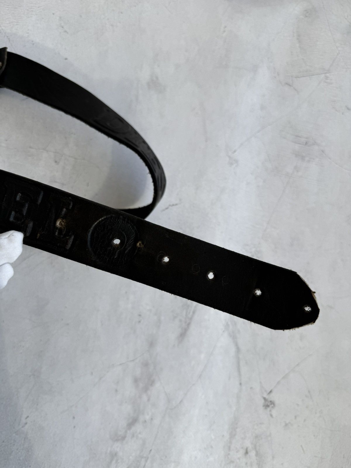 Diesel Diesel Leather Belt Black Vintage Size ONE SIZE - 4 Thumbnail