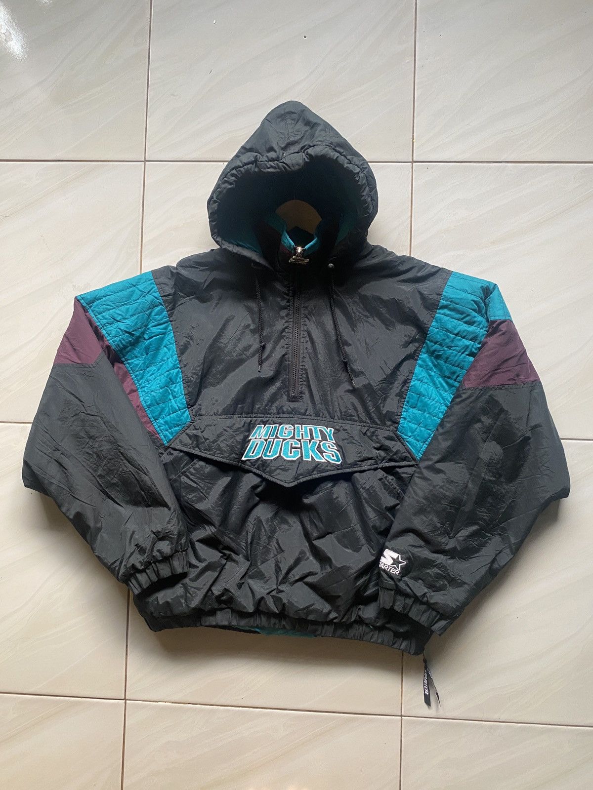 NFL × Starter × Vintage Vintage starter jacket mighty ducks Size US L / EU 52-54 / 3 - 2 Thumbnail