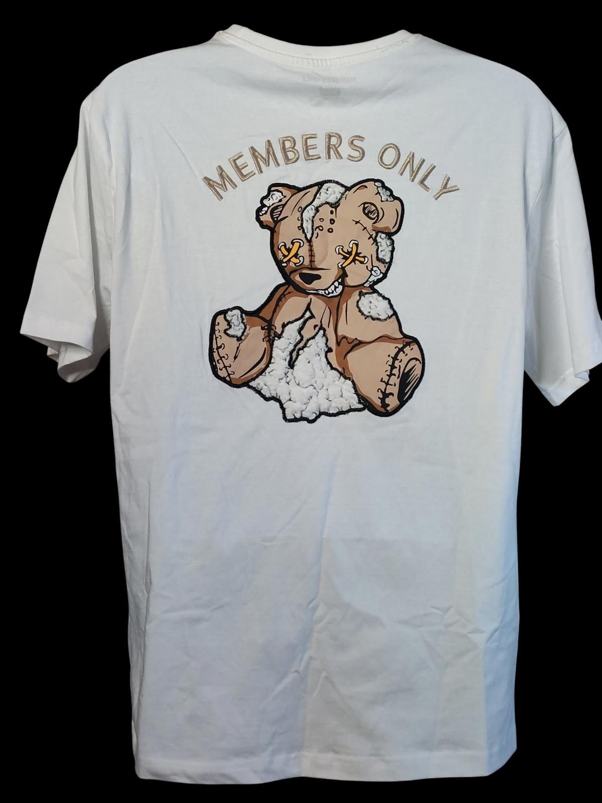 Members Only Members Only White Graphic Bear Print T-Shirt Size US XL / EU 56 / 4 - 7 Thumbnail