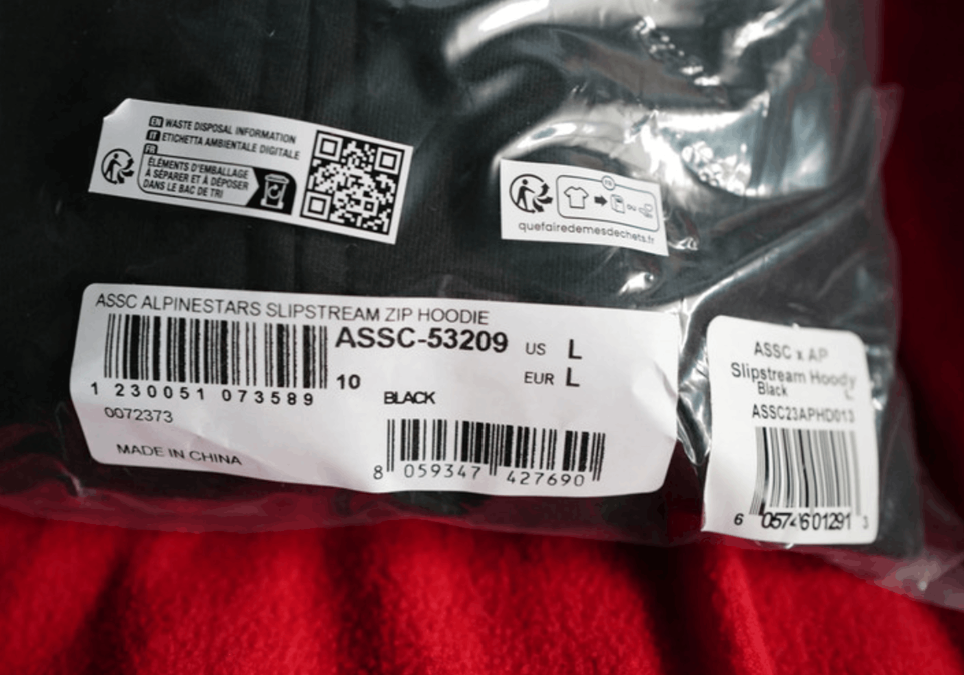 Alpinestars × Anti Social Social Club Anti Social Social Club x Alpinestars Slipstream Zip Hoodie Size US L / EU 52-54 / 3 - 4 Thumbnail