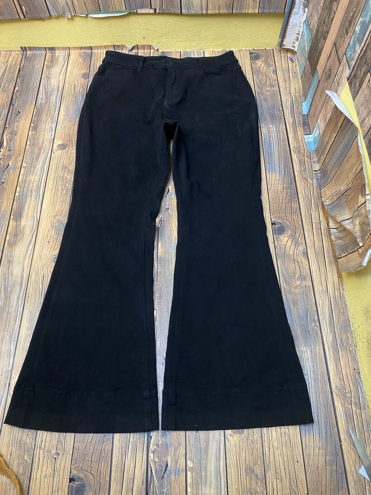 If Six Was Nine × Japanese Brand × PPFM Vintage Doshu super flare pants Size US 32 / EU 48 - 9 Thumbnail