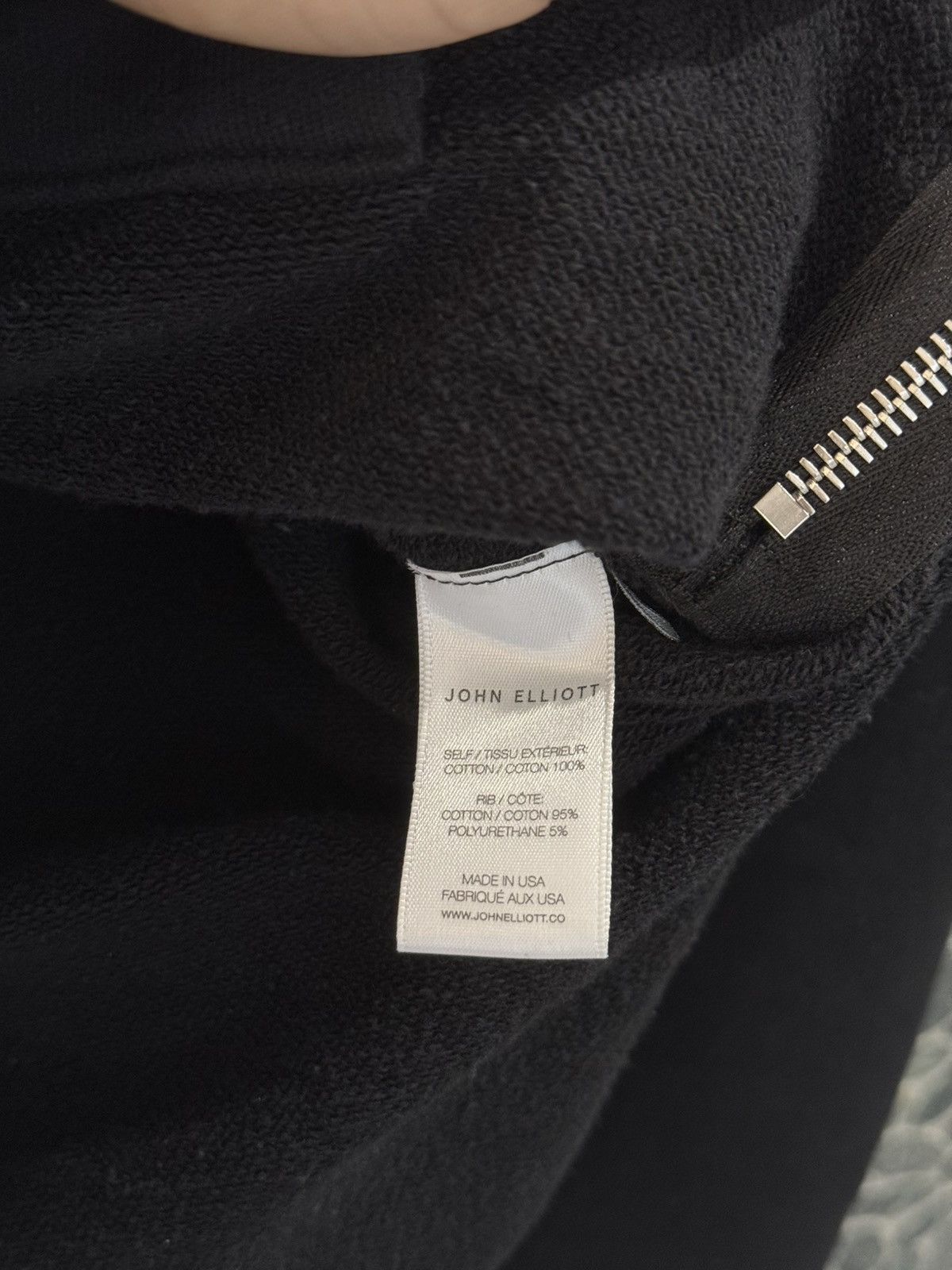 John Elliott John Elliott Black Hoodie Villian Size US M / EU 48-50 / 2 - 9 Thumbnail