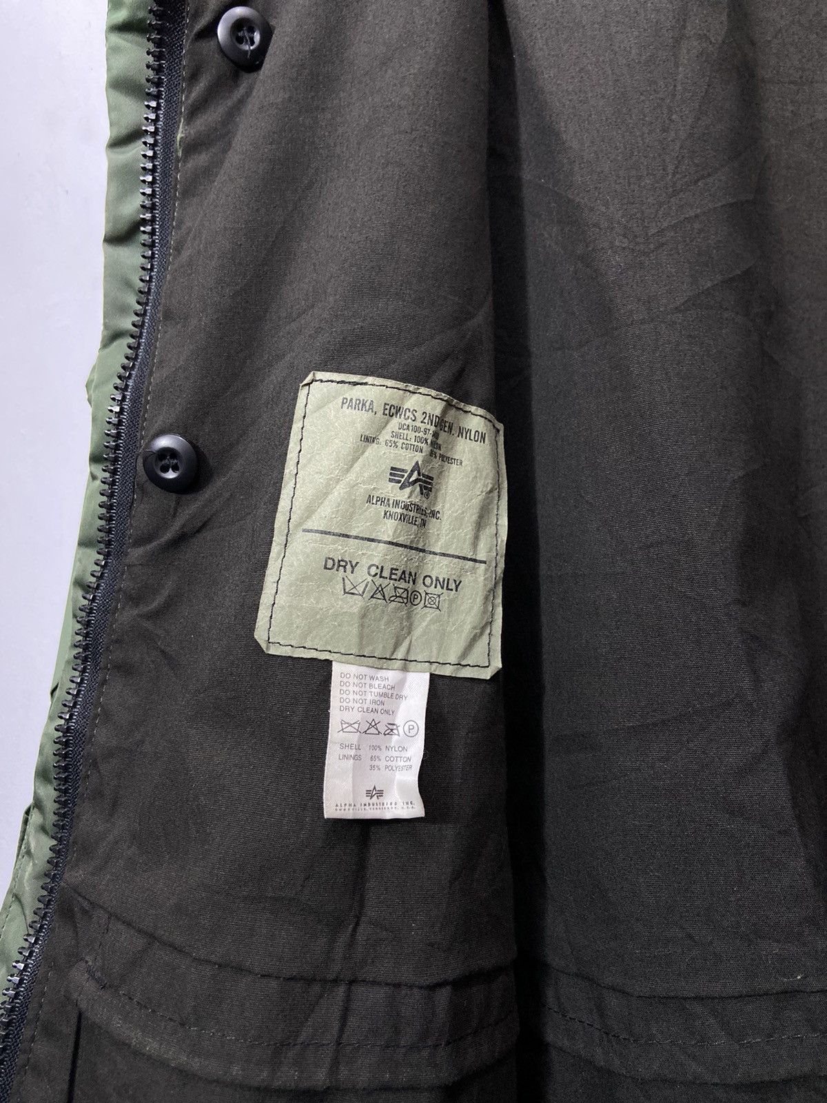Alpha Industries Alpha Industries Parka Ecwcs 2ND Gen Nylon Green Size US L / EU 52-54 / 3 - 8 Thumbnail