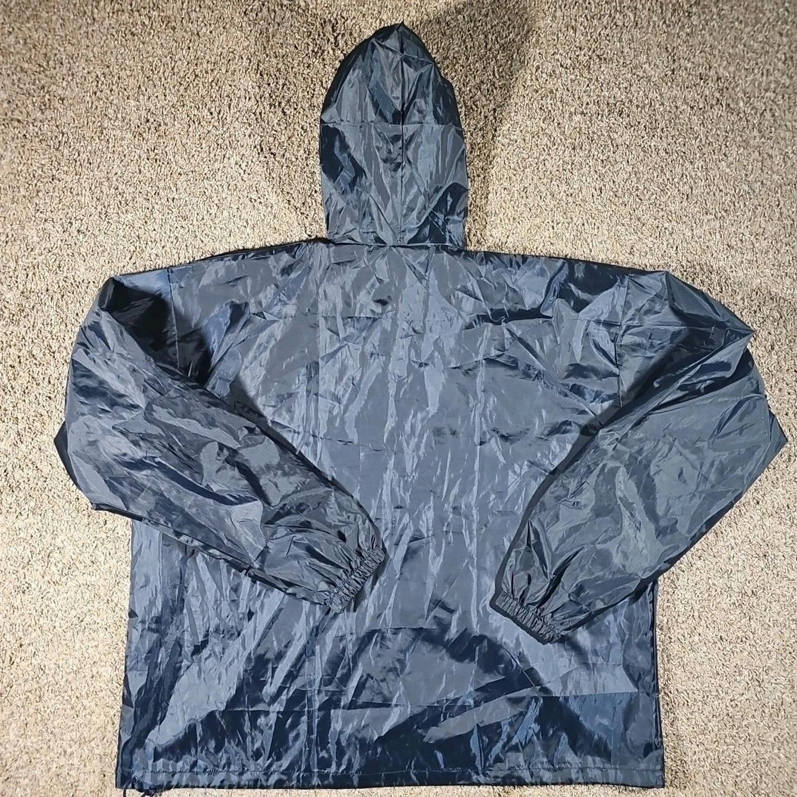 Other Defenders Of Wildlife 1/4 Zip Wolf Hooded Raincoat OSFA Size US M / EU 48-50 / 2 - 7 Thumbnail