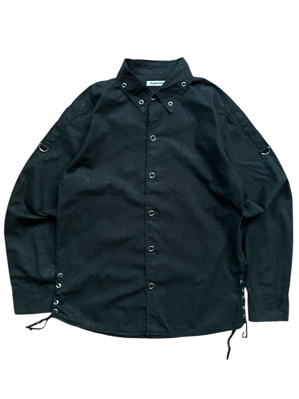 If Six Was Nine vintage euphuistic gothic punk laces long sleeve shirt Size US M / EU 48-50 / 2 - 1 Thumbnail