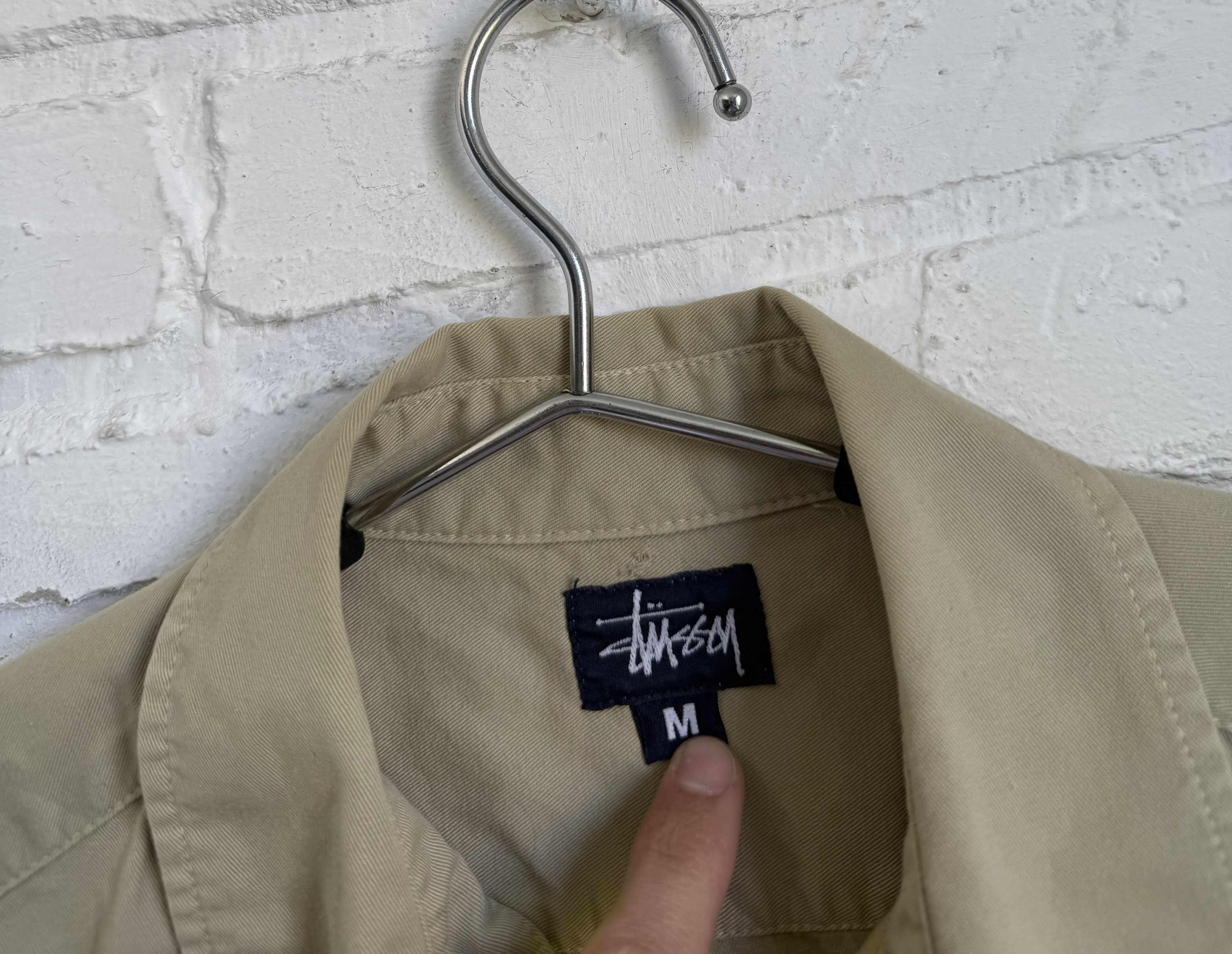 Stussy Vintage 90s Stussy Made In USA Utility Military Shirt Size US M / EU 48-50 / 2 - 4 Thumbnail