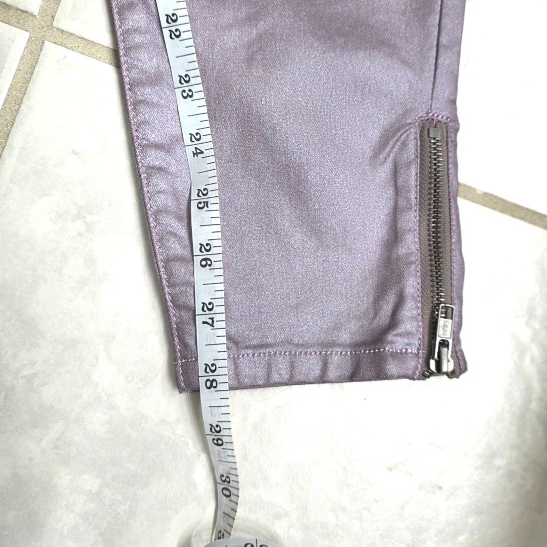 Other i Jeans by Buffalo Orchid Shiny Faux Leather Pants - 30/10 Size 32" / US 10 / IT 46 - 7 Thumbnail