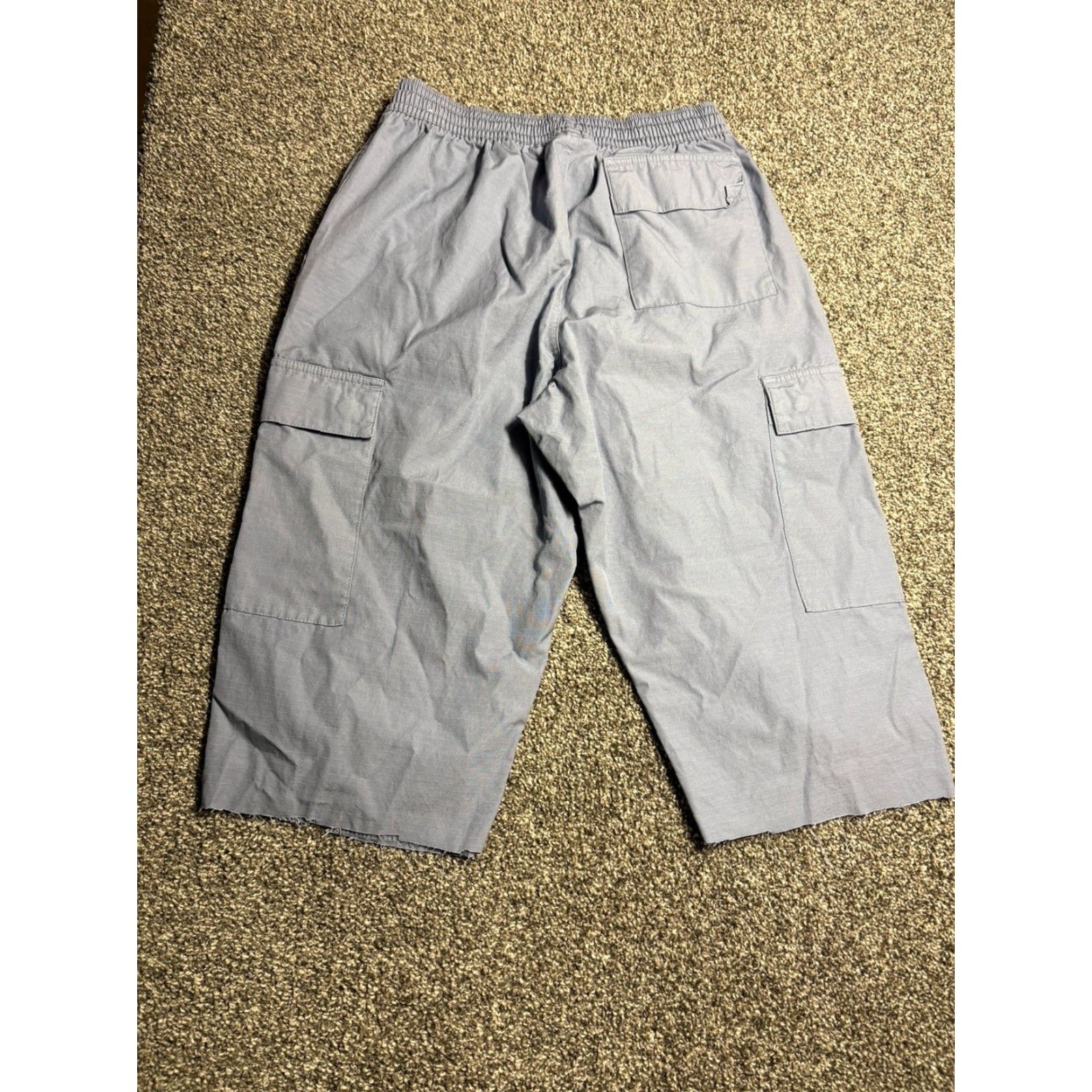 Nike Nike Pants Mens Small Blue Woven Cargo Ripstop Snap Pockets DX0613 Cutoff RW Hem Cargo Pocket Elastic Waist Pockets Mens Blue Nike Size US 29 - 5 Thumbnail